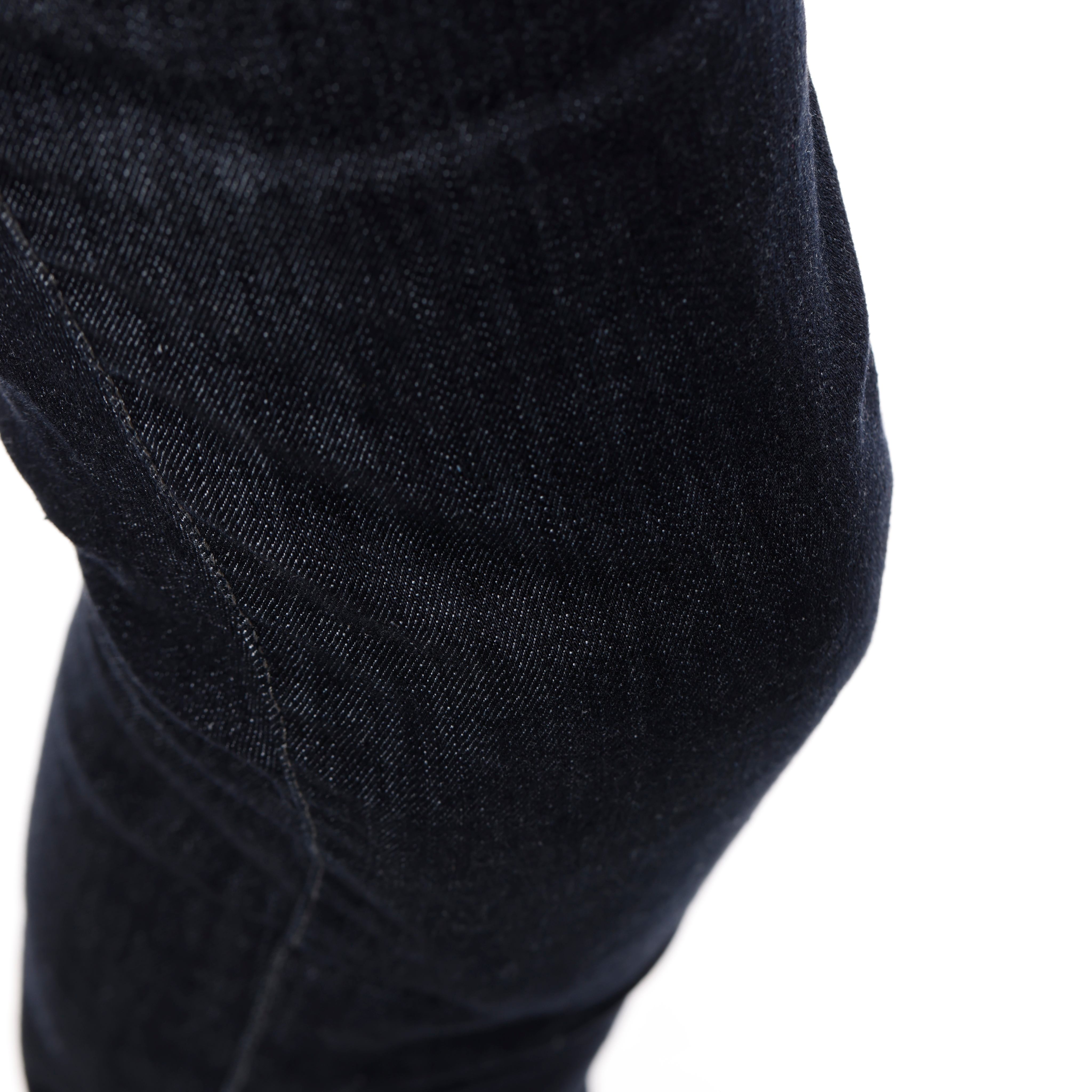 5-POCKET DENIM - MEN REGULAR TAPERED MOTORCYCLE JEANS - DEEP-BLUE - 3
