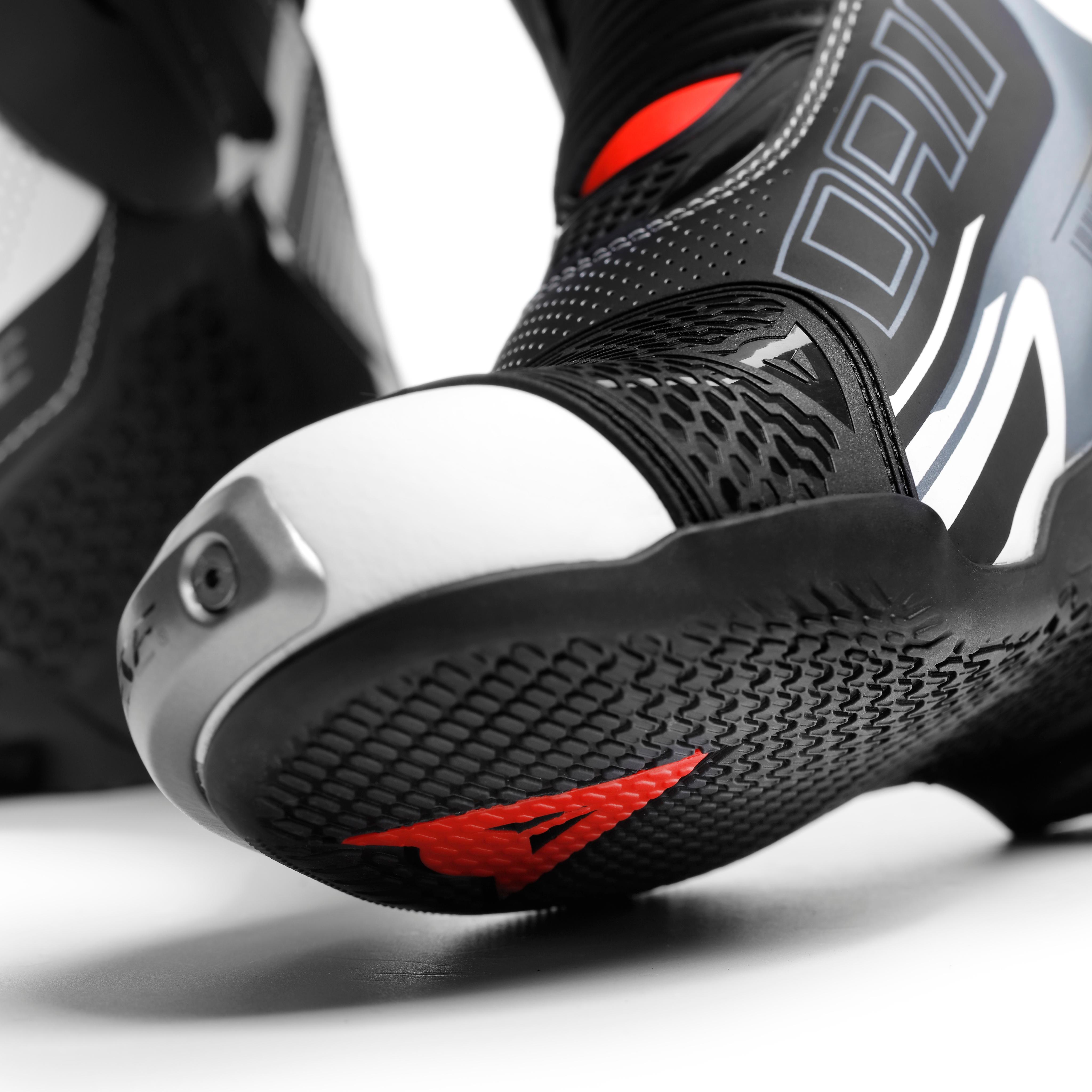 TORQUE 4 AIR - BOTTES RACING ET ROUTE ESTIVALES HOMME - BLACK/WHITE/RED-FLUO - 5