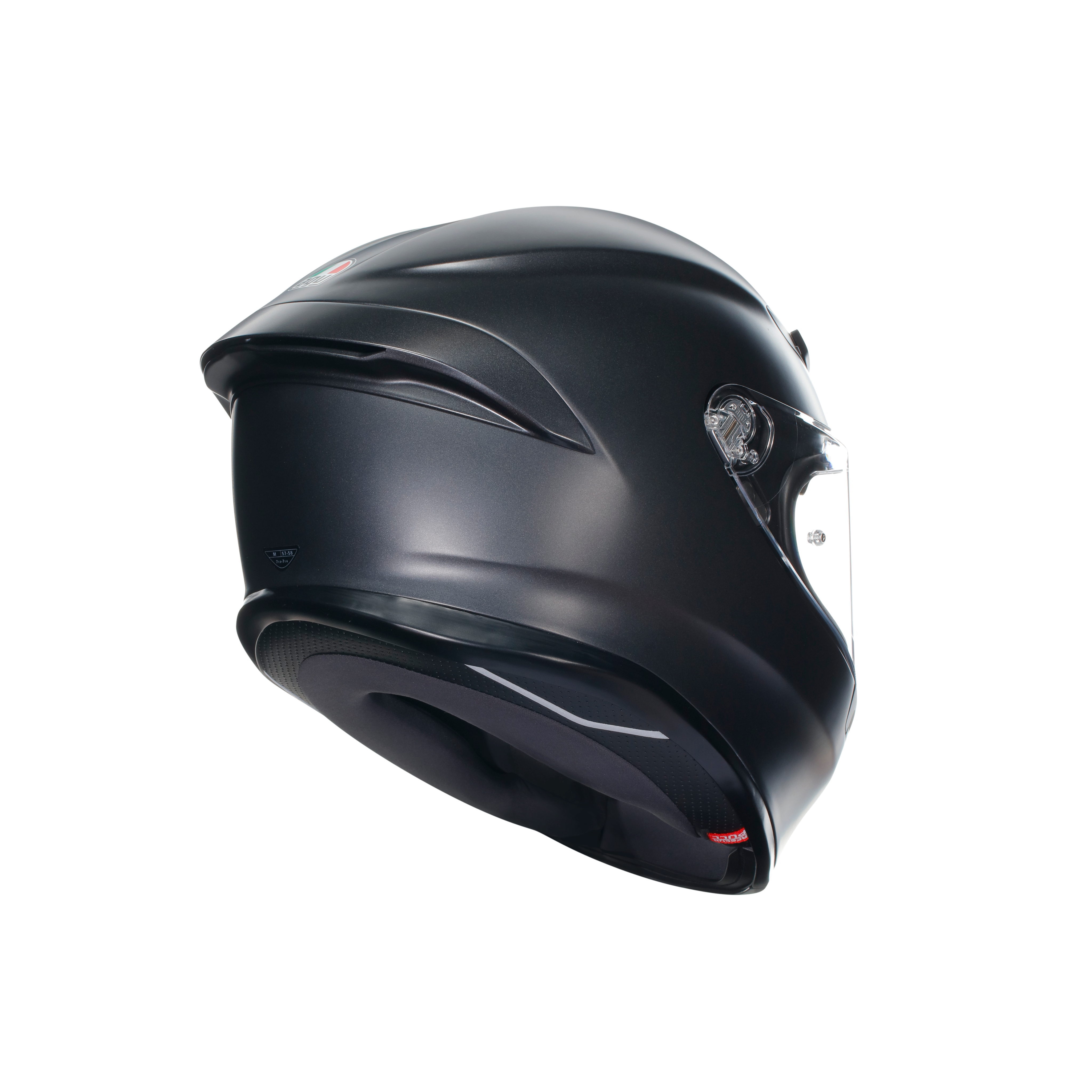 K6 S MATT BLACK - MOTORBIKE FULL FACE HELMET DOT (E2206) -  - 4