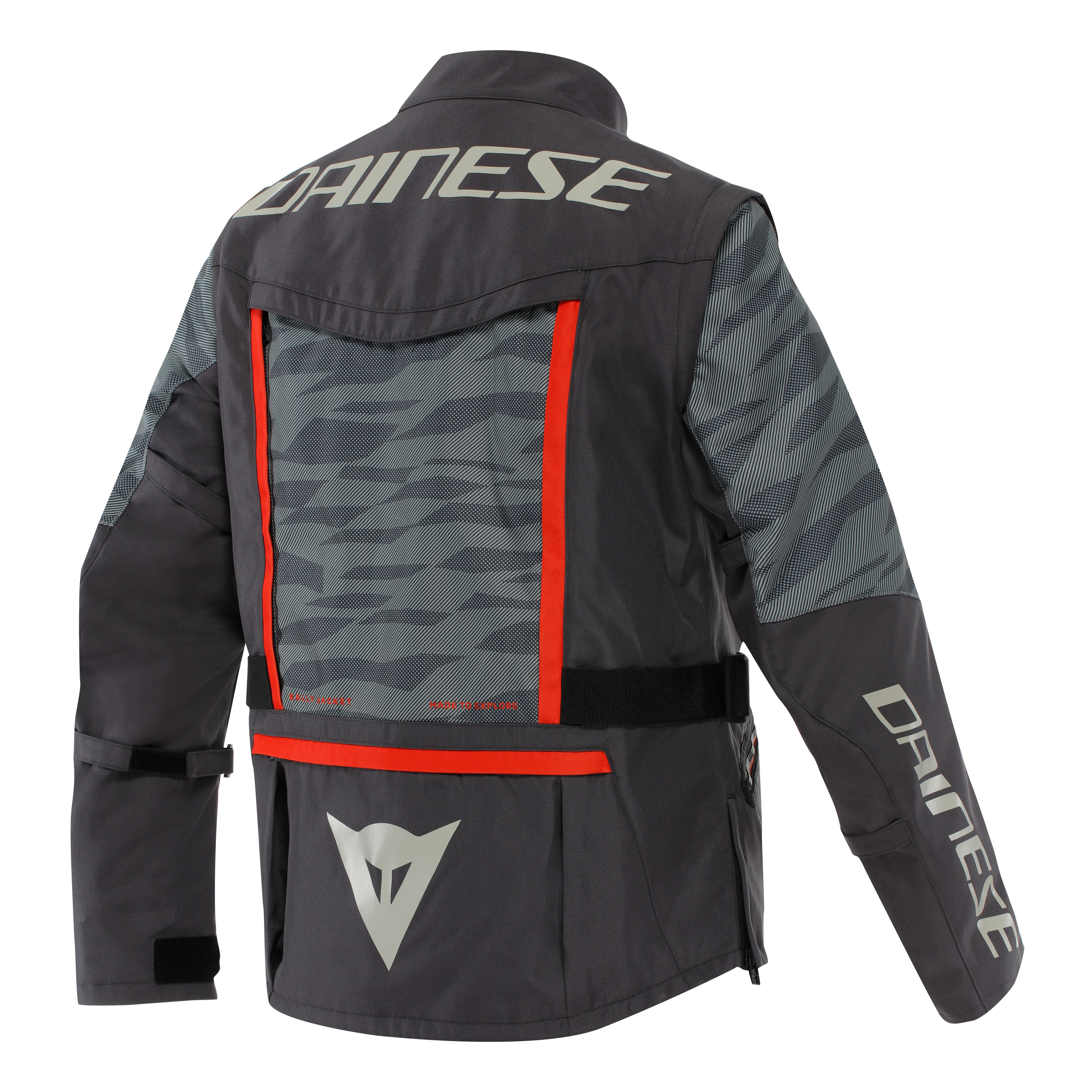 STERRATO - GIACCA MOTO OFFROAD IN TESSUTO UOMO - EBONY/DESERT SAGE - 2