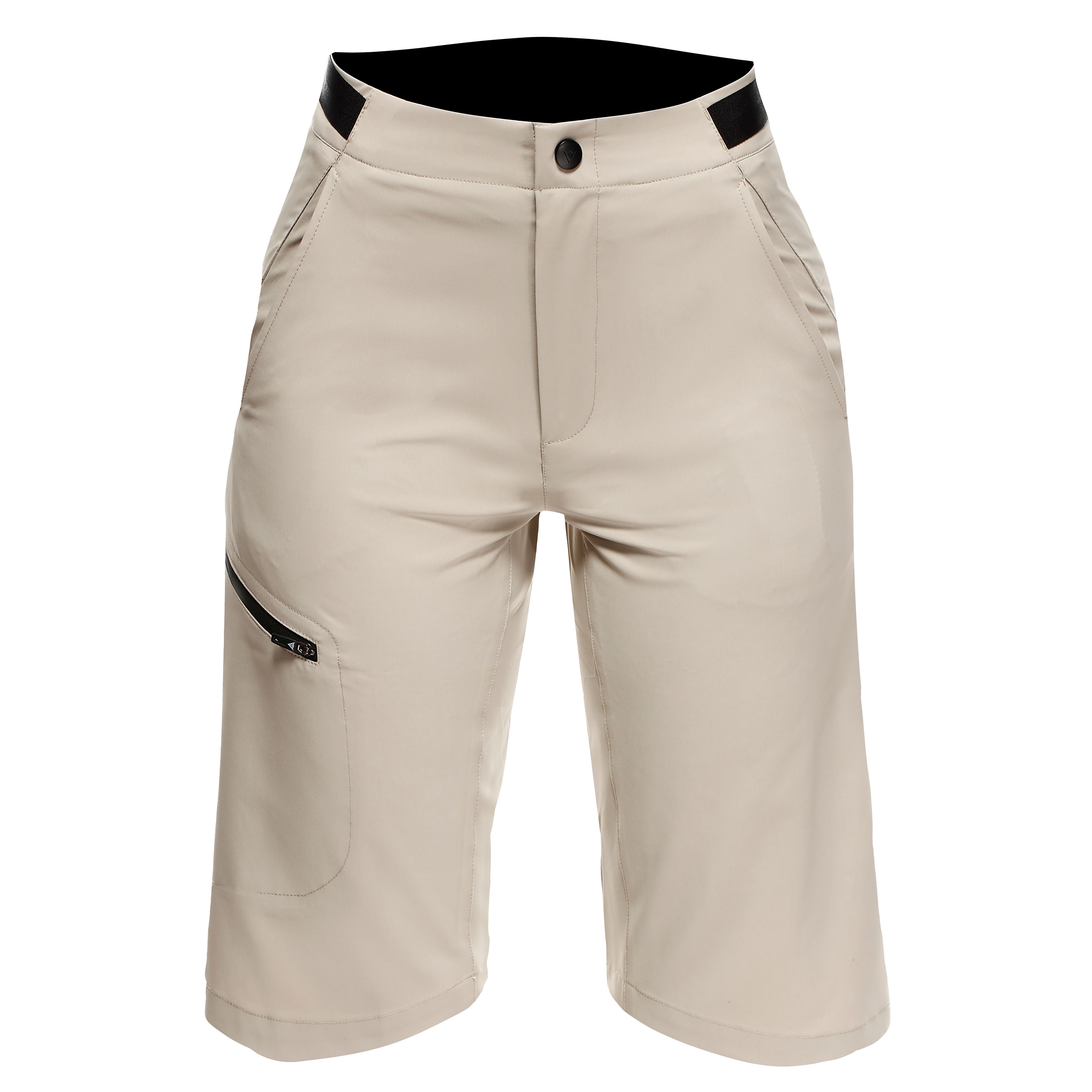 HG OMNIA - PANTALONS COURTS V&Eacute;LO POUR FEMME - BEIGE - 1