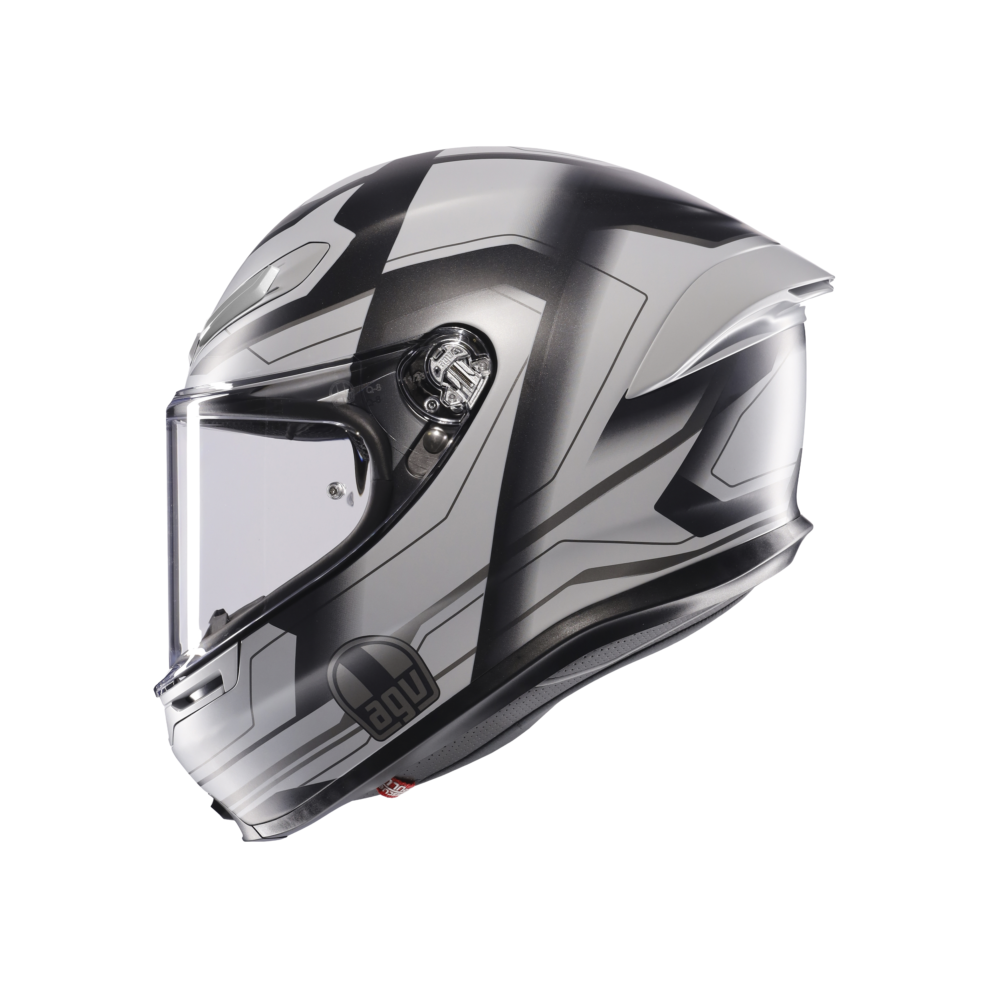 K6 S ULTRASONIC MATT BLACK/GREY - MOTORBIKE FULL FACE HELMET E2206 -  - 13