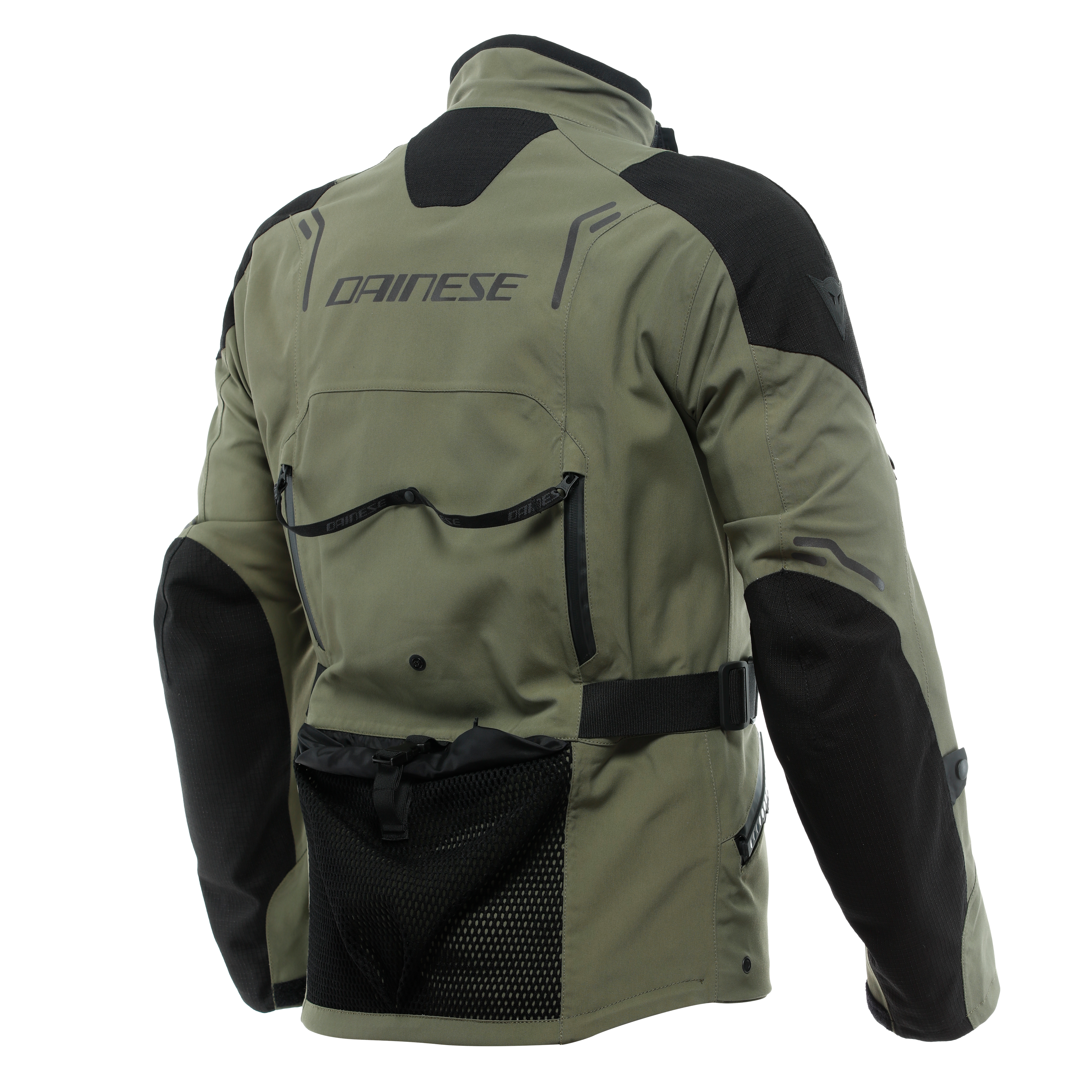 HEKLA ABSOLUTESHELL&trade; PRO 20K - MEN'S WATERPROOF MOTORCYCLE JACKET - ARMY-GREEN/BLACK - 2