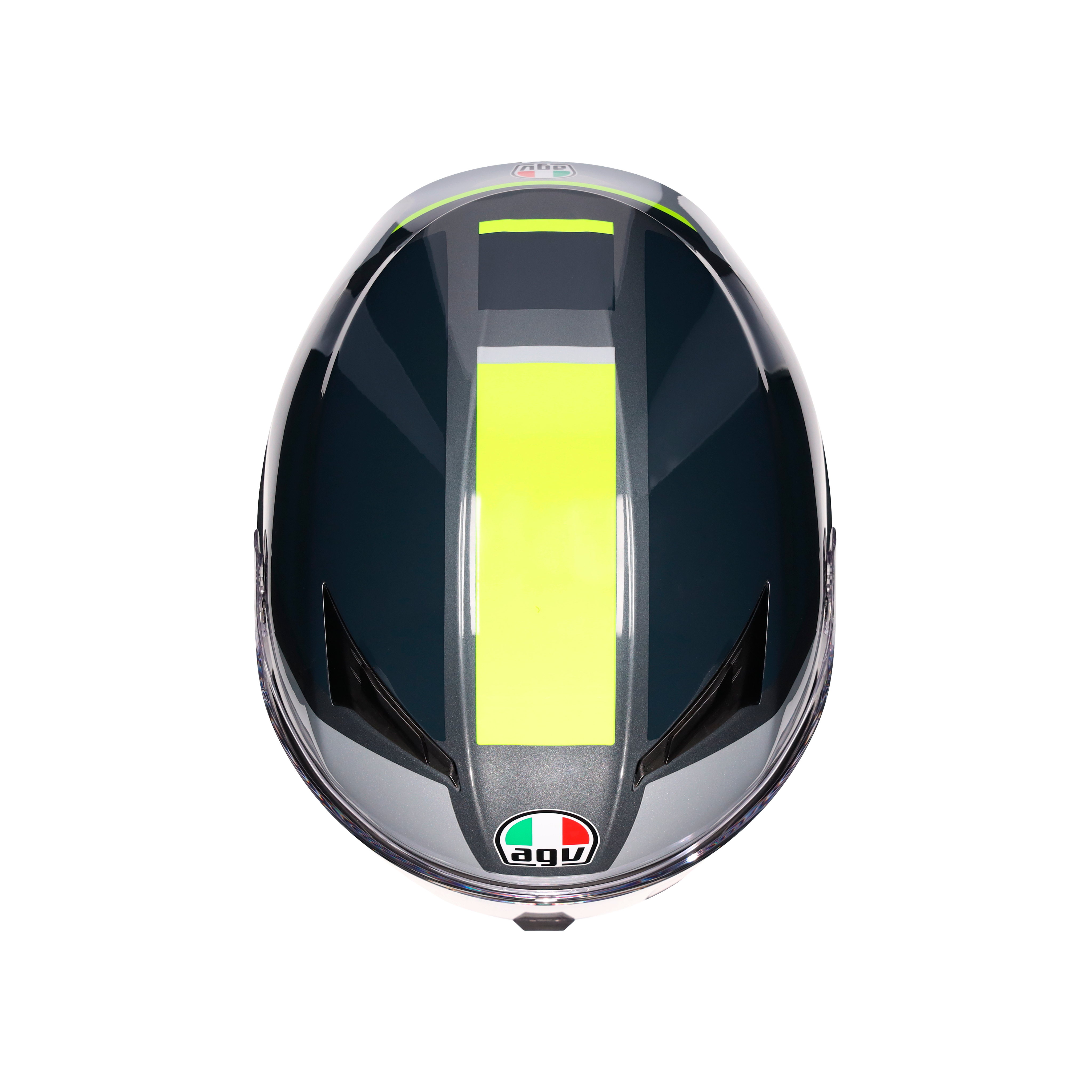 K3 SHADE GREY/YELLOW FLUO - CASQUE MOTO INT&Eacute;GRAL E2206 -  - 5