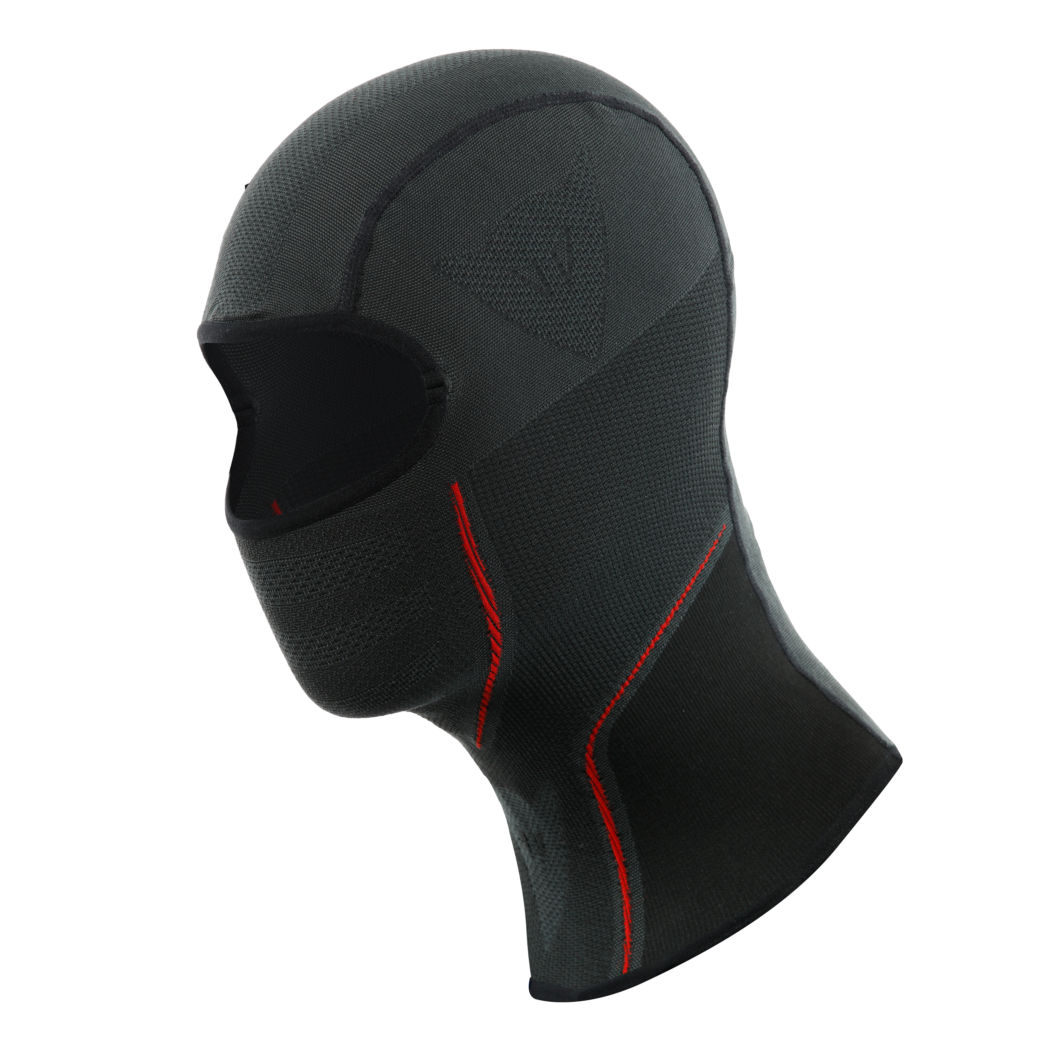 THERMAL MOTORCYCLE BALACLAVA UNISEX - MID LAYER WINTER - BLACK/RED - 1