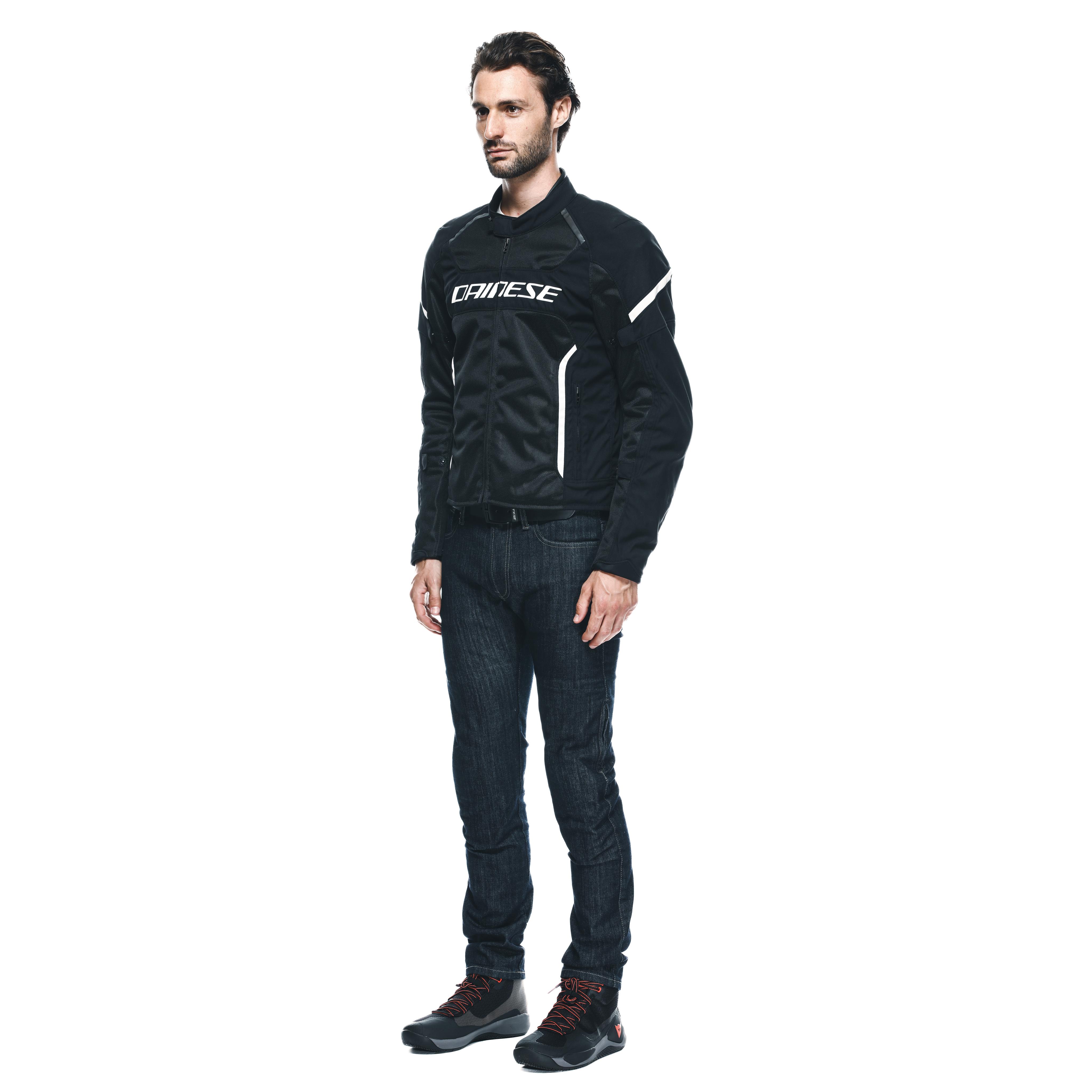 AIR FRAME 3 TEX - GIACCA MOTO ESTIVA IN TESSUTO UOMO - BLACK/BLACK/WHITE - 4