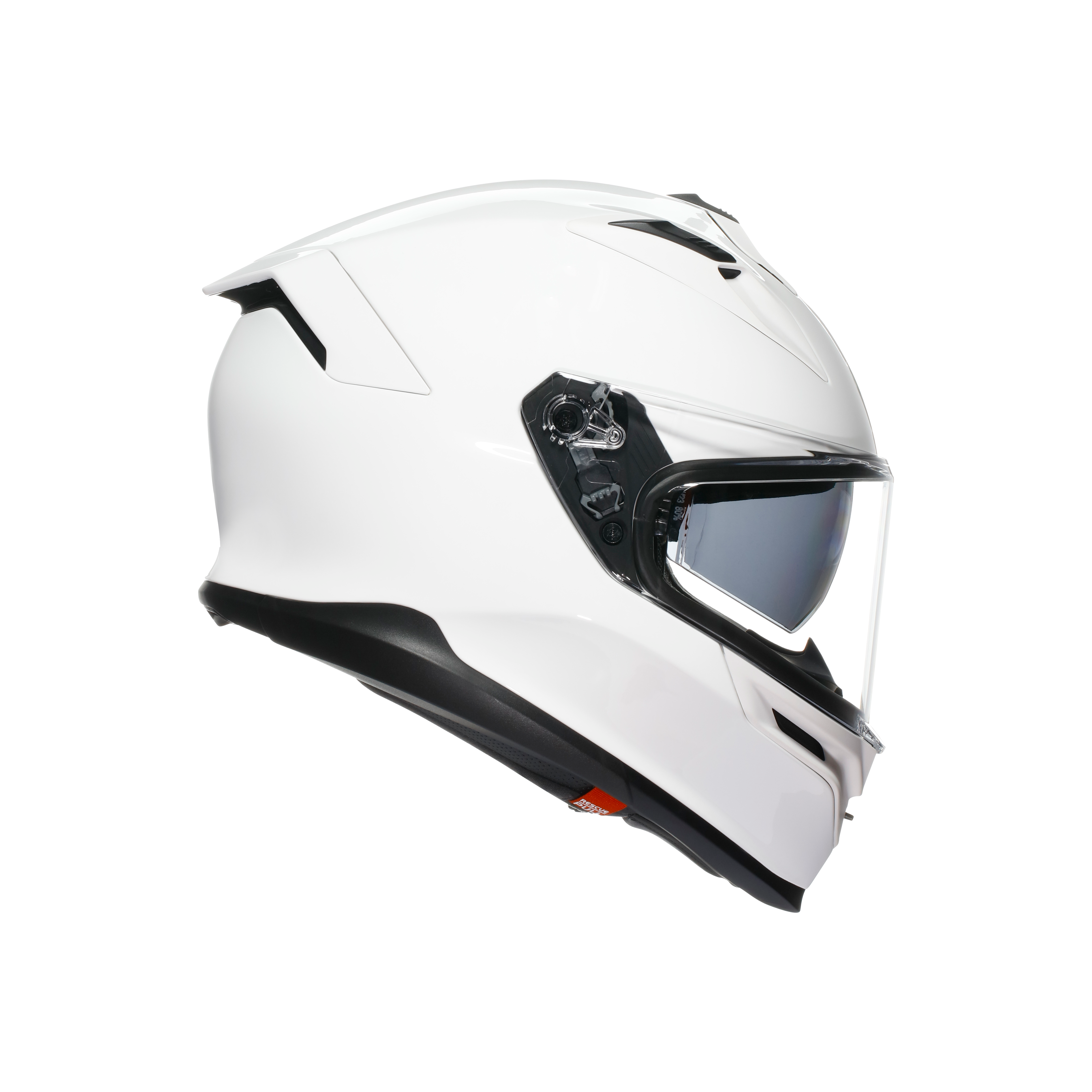 K7 MPLK MONO WHITE - MOTORBIKE FULL FACE HELMET DOT (E2206) -  - 3