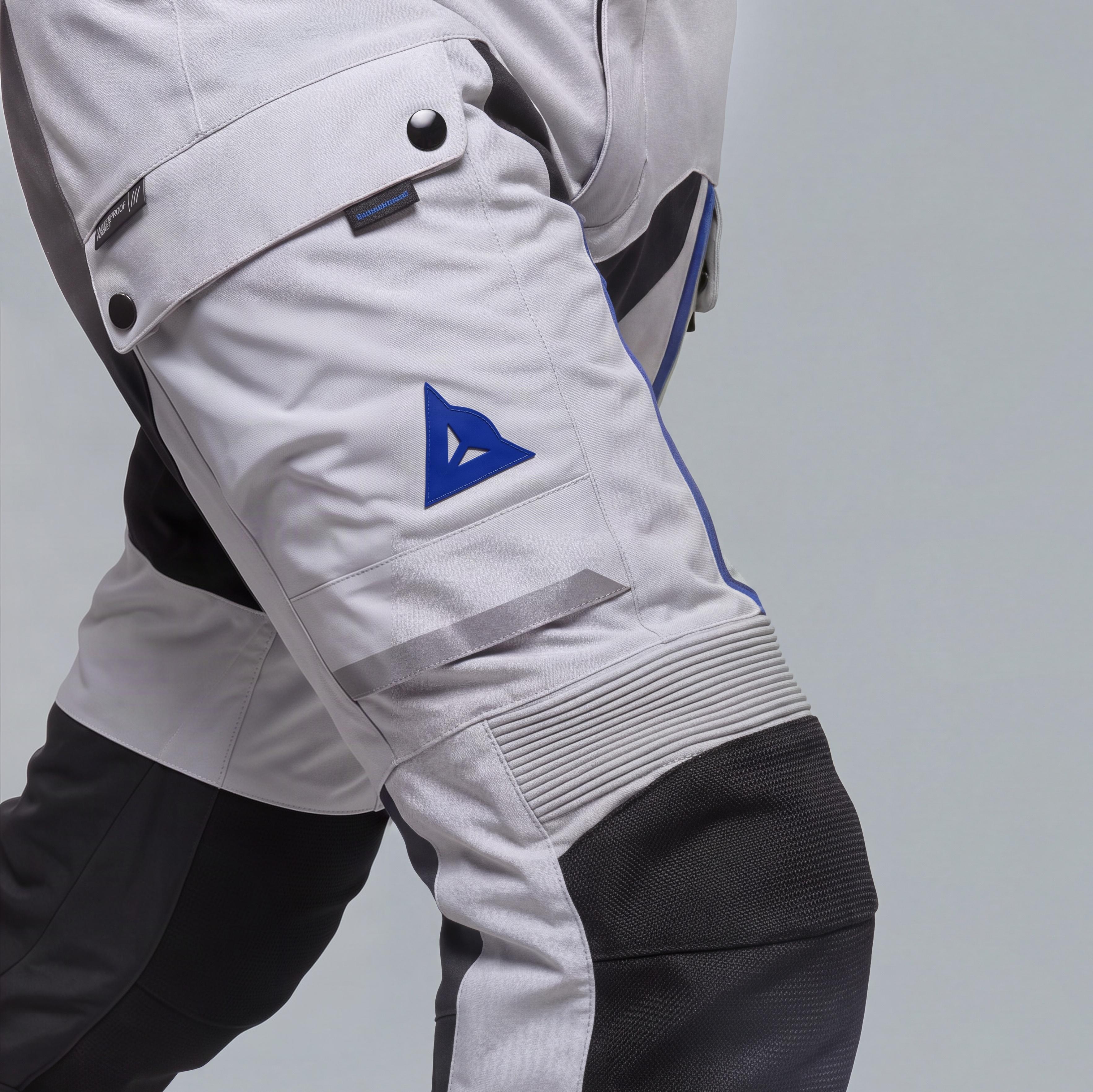 SUPER EXPEDITION - GORE-TEX MOTORCYCLE PANTS MEN - LIGHT-GREY/BLUE - 5