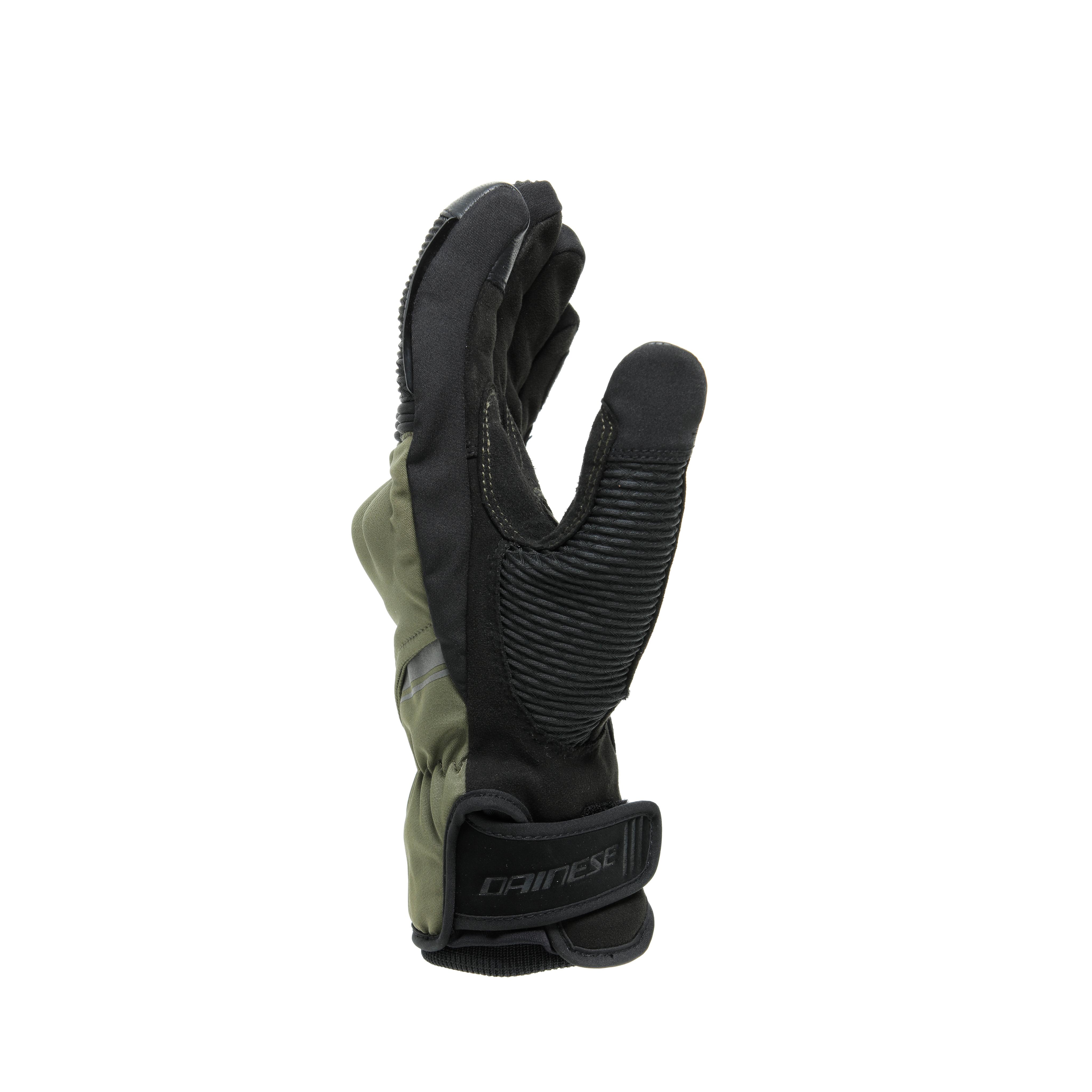 TRENTO D-DRY&reg;- MEN'S WATERPROOF MOTORCYCLE GLOVES - BLACK/GRAPE-LEAF - 2