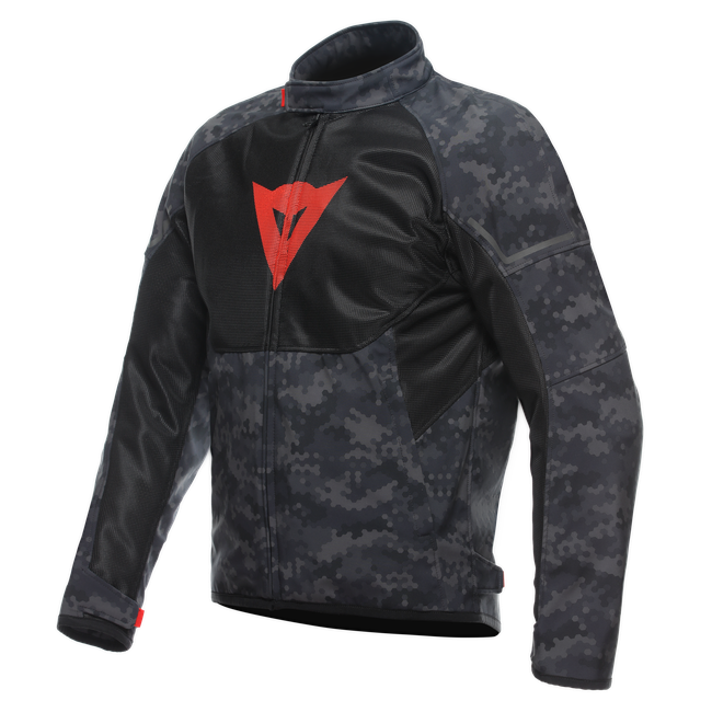 Dainese - Ignite Air Tex Jacket - Tissus - Men - Camo-gray/black/fluo-red - 52