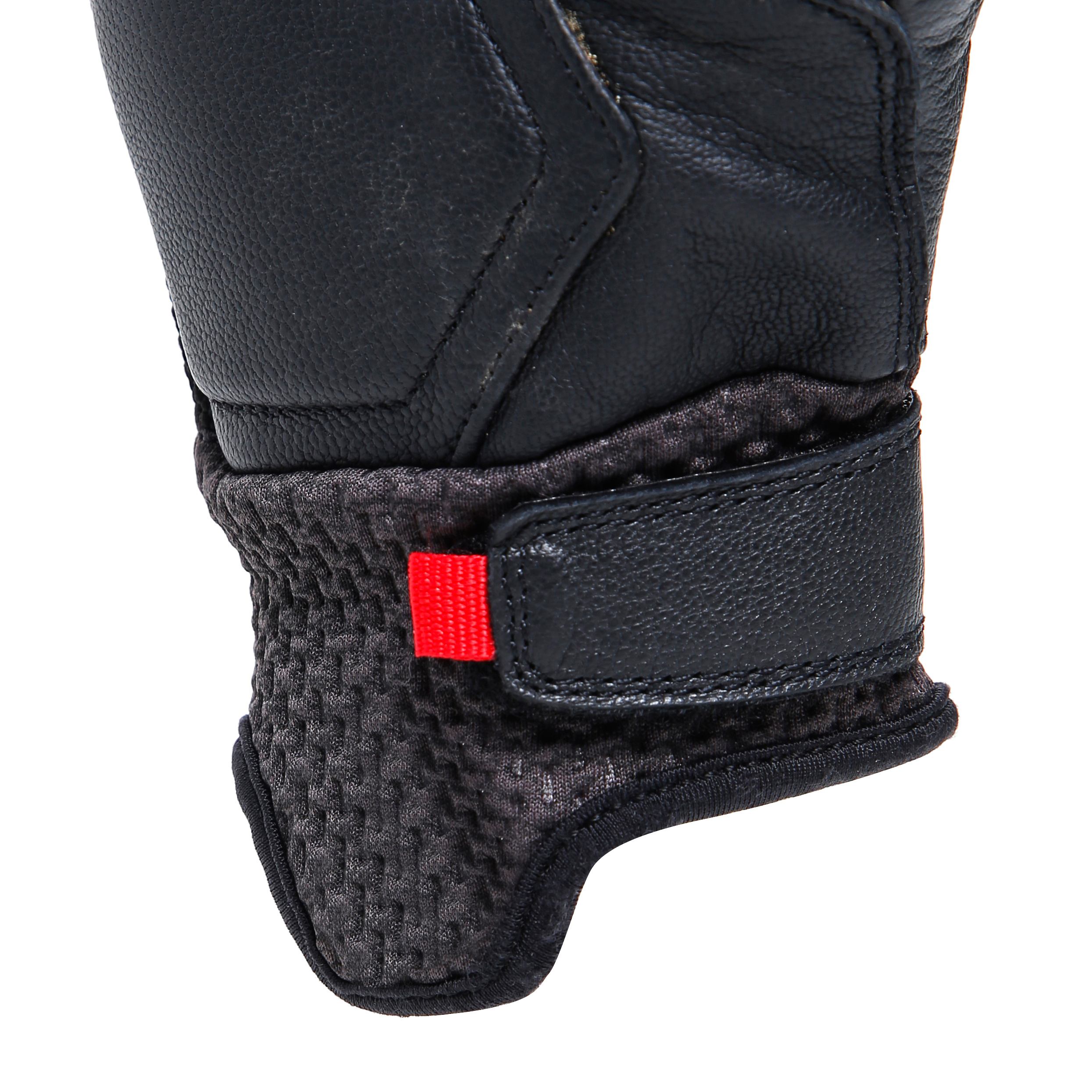 KARAKUM ERGO-TEK - MEN'S MOTORCYCLE TEXTILE GLOVES - BLACK/BLACK - 3