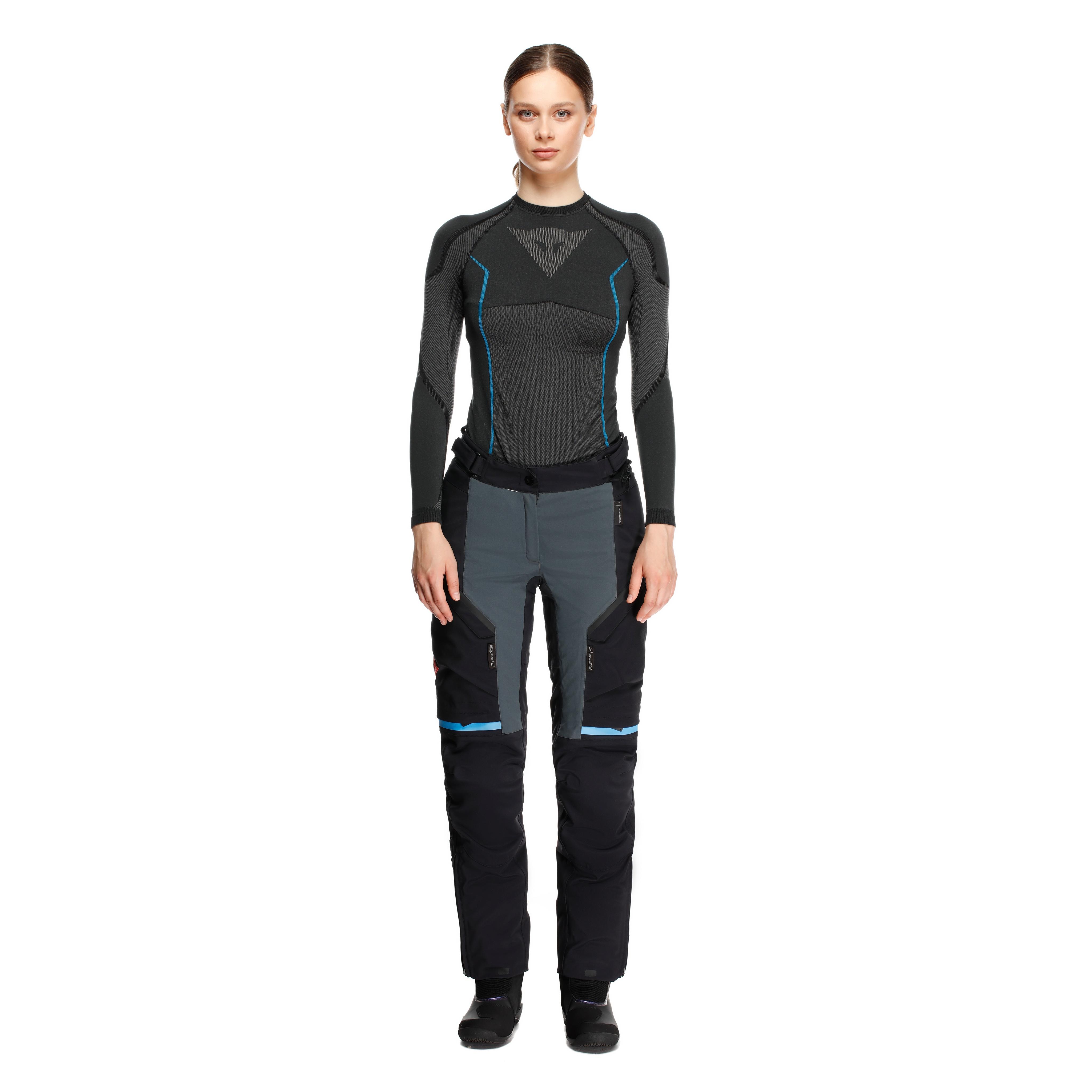 MANGEN ABS&Oslash;LUTESHELL&trade; PRO - WOMEN'S TOURING MOTORCYCLE PANTS - EBONY/BLACK - 16