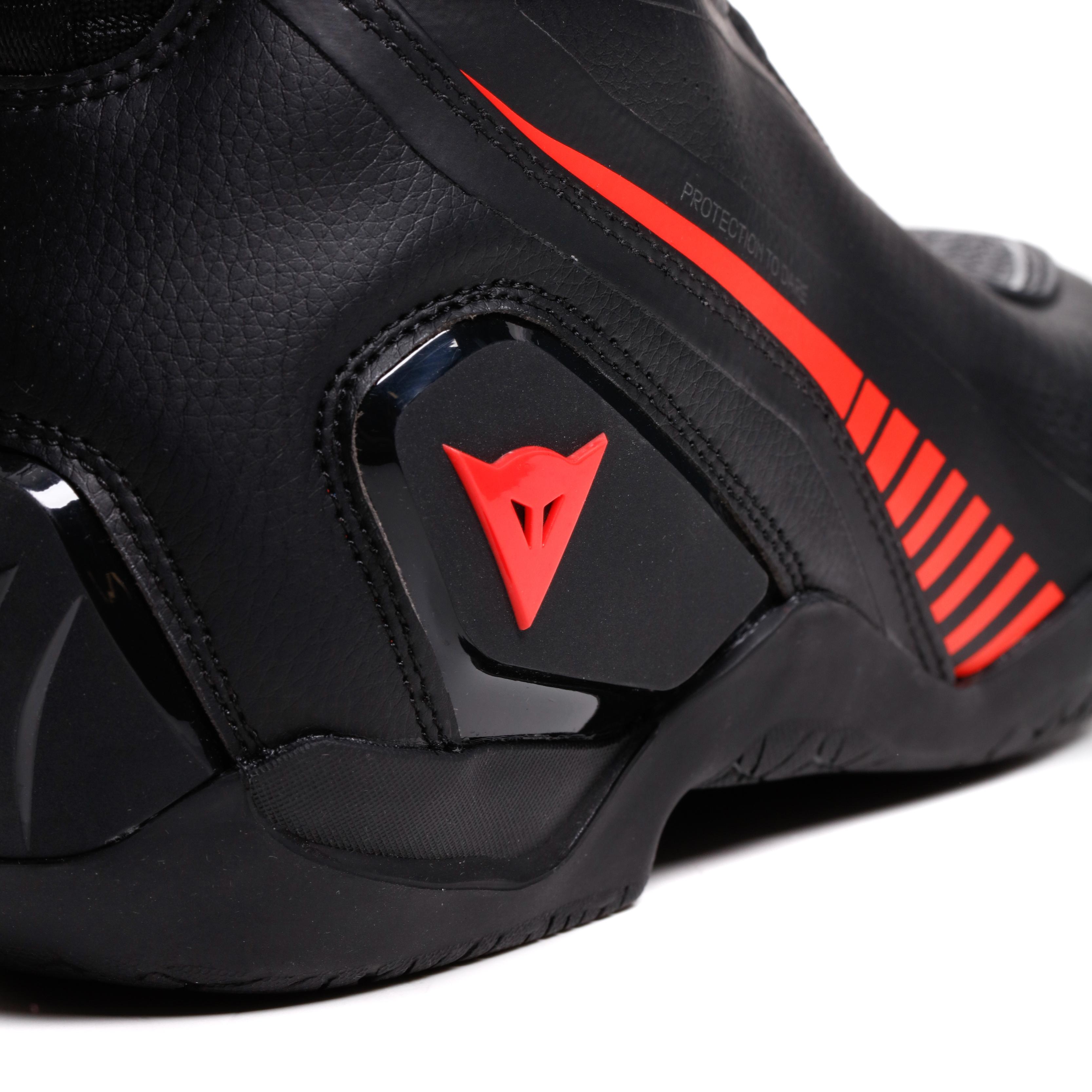 SUPERYA - CHAUSSURES DE MOTO SPORTIVES - BLACK/RED FLUO - 6