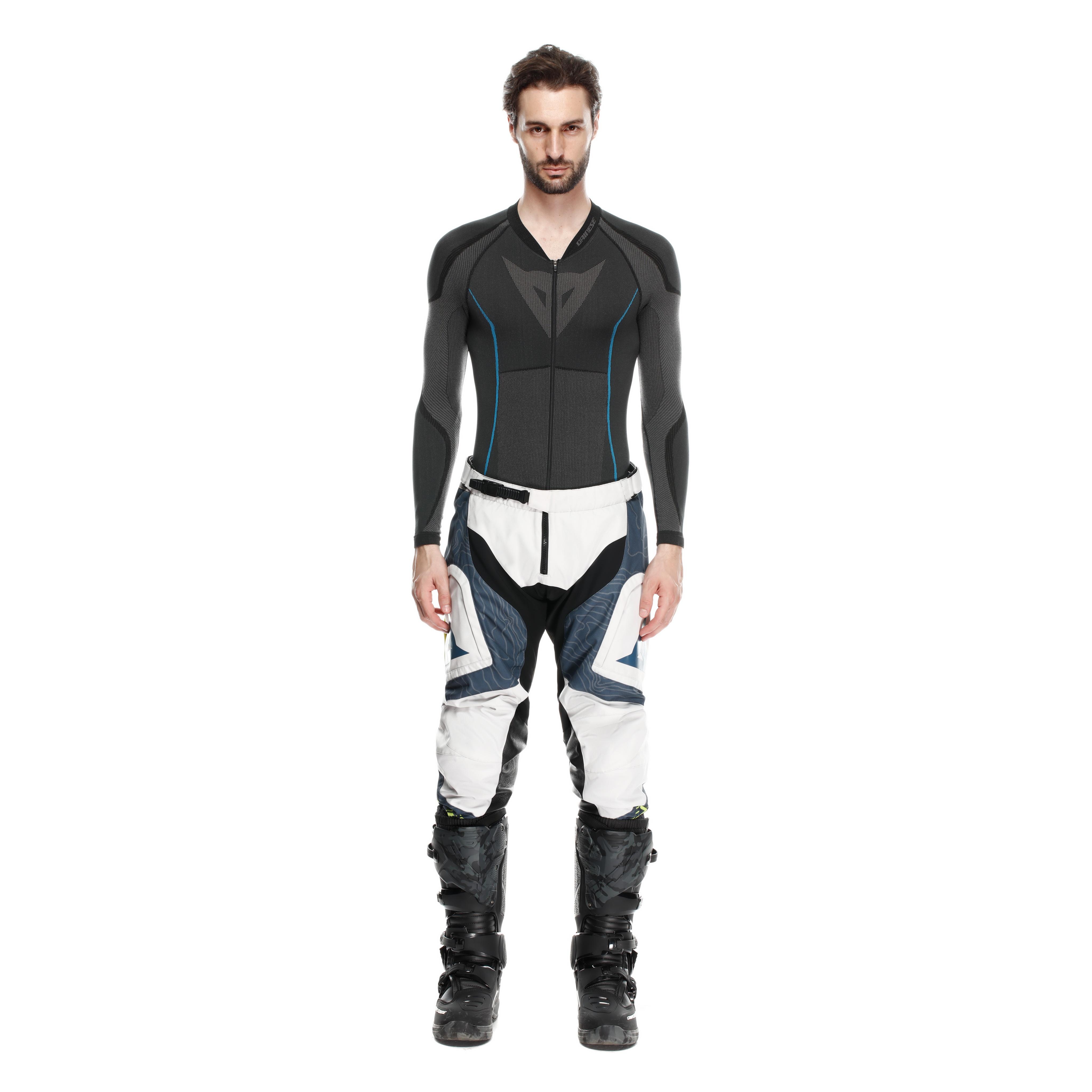 STERRATO - MEN OFF-ROAD MOTORCYCLE PANTS - GLACIER GRAY/BLUE - 10