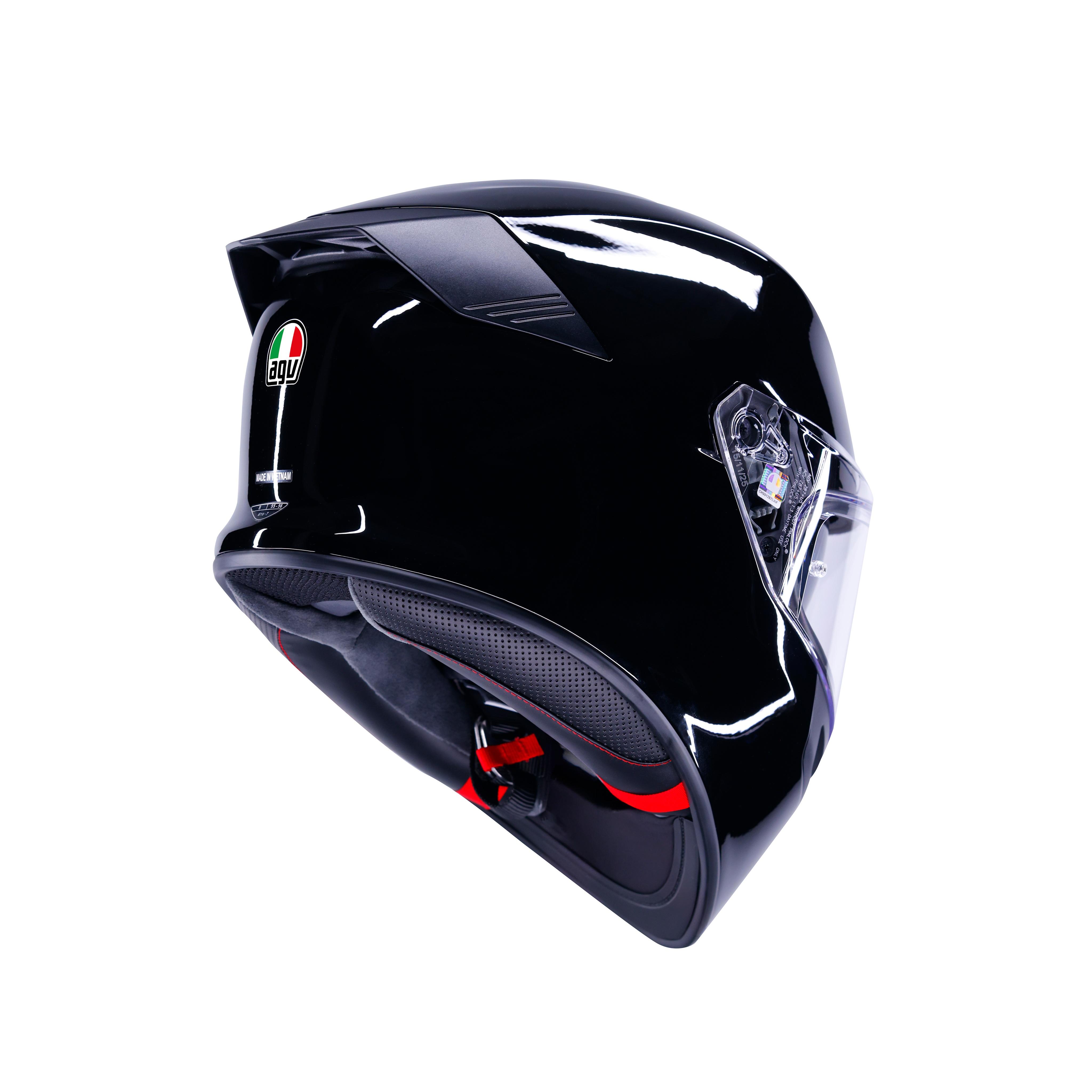 K5 MONO BLACK - FULL-FACE MOTORCYCLE HELMET E2206 -  - 4
