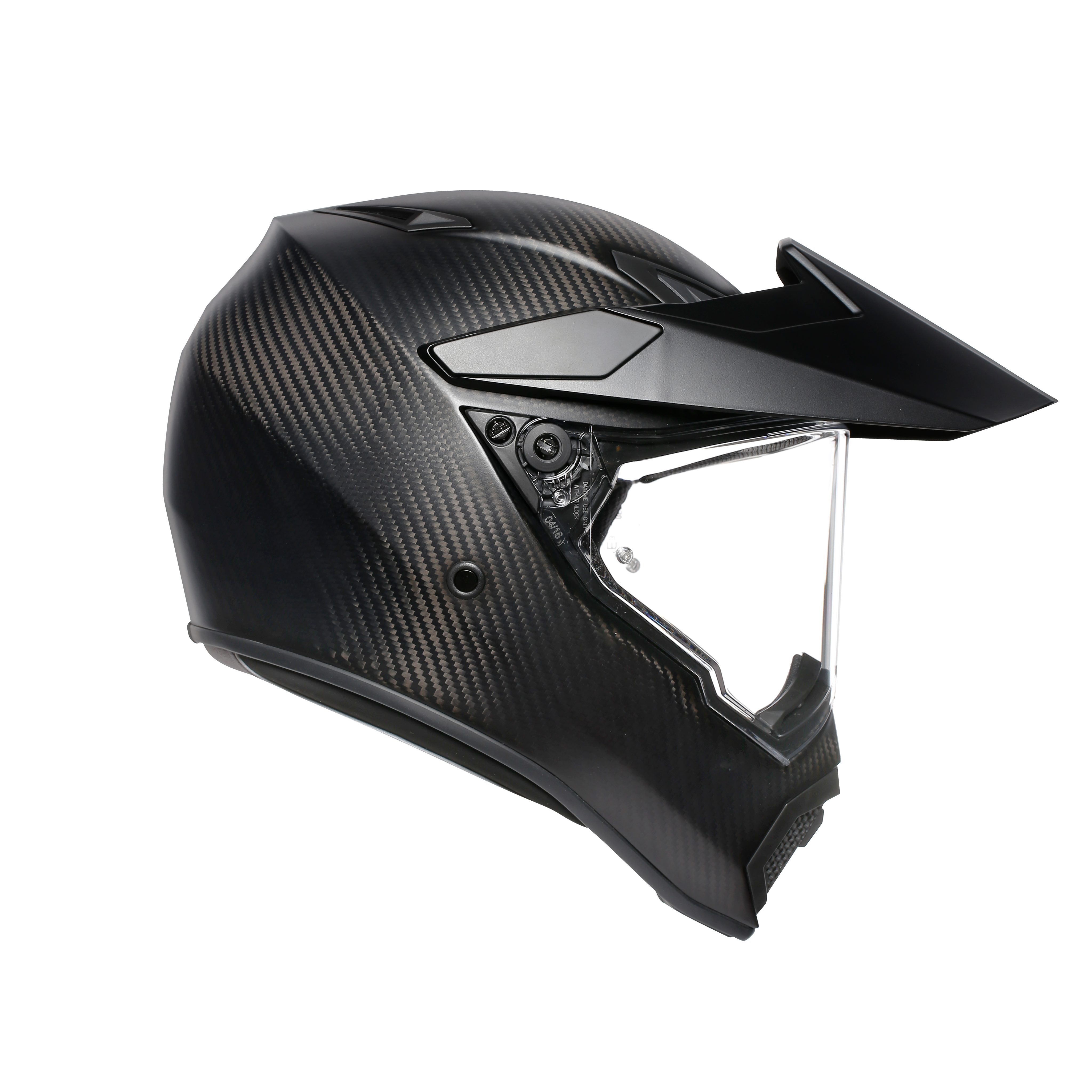 AX9 MONO MATT CARBON - MOTORRAD INTEGRAL-HELM E2206 -  - 3