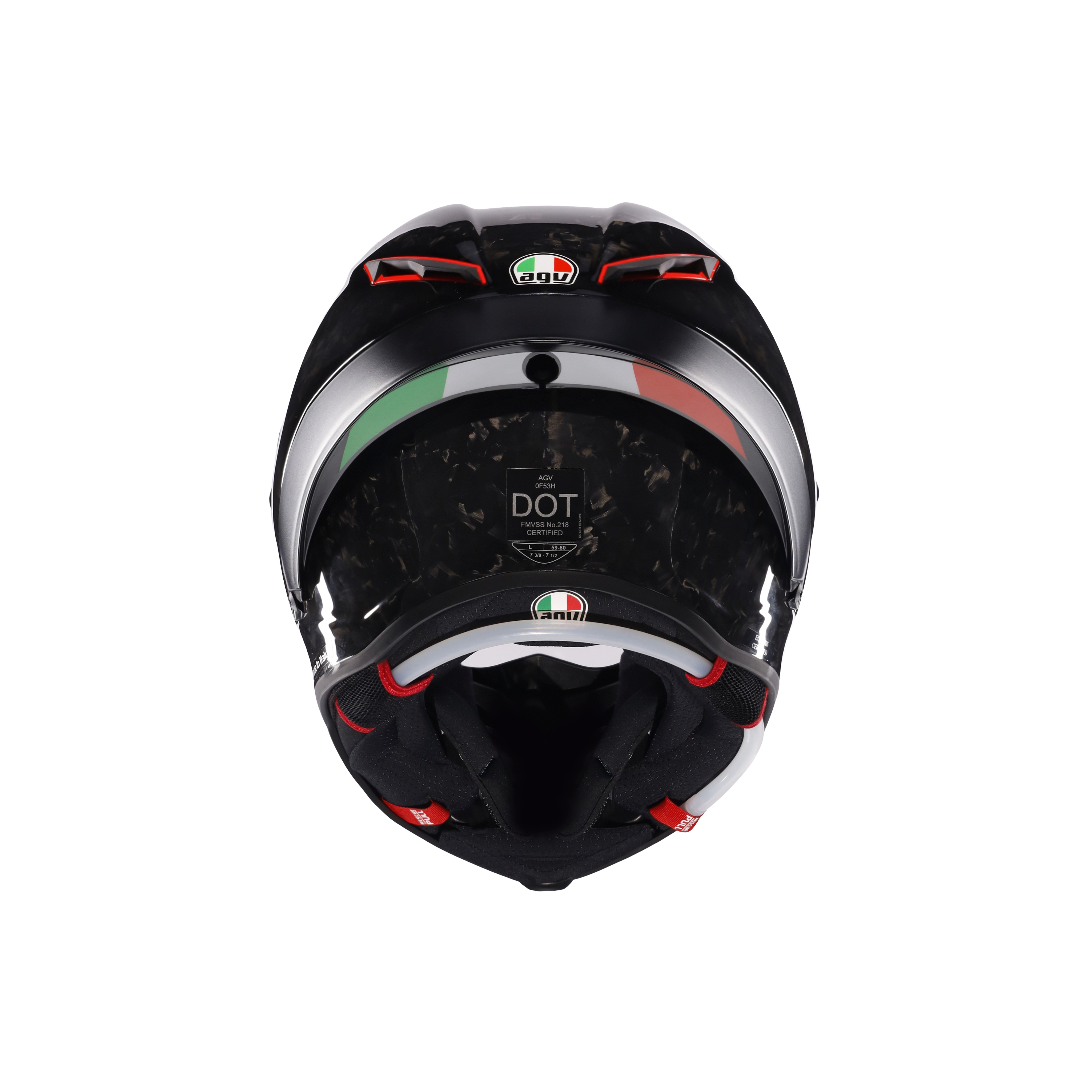 PISTA GP RR ITALIA CARBONIO FORGIATO - CASQUE MOTO INT&Eacute;GRAL E2206 DOT -  - 5