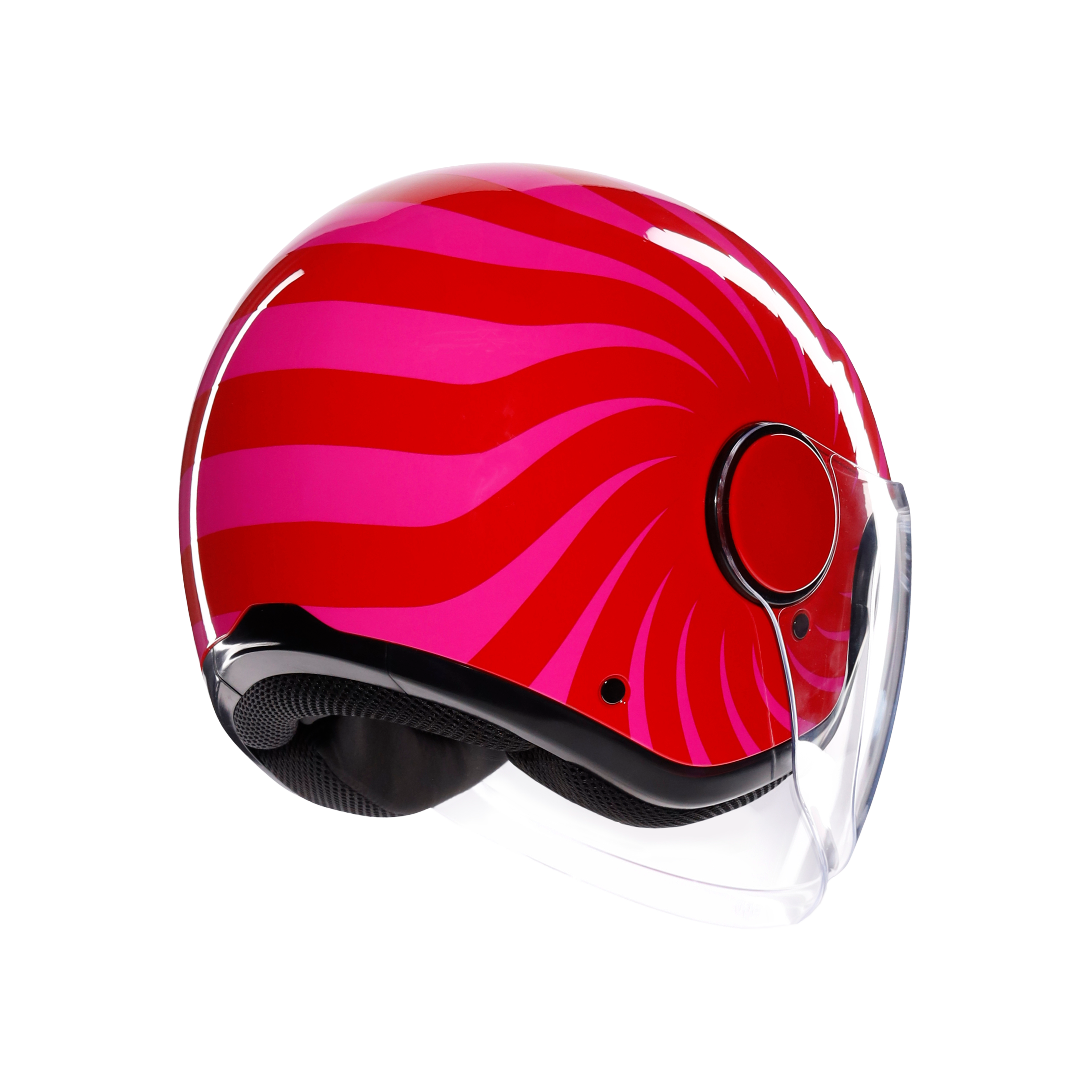 ETERES TROPEA RED/PINK - CASQUE MOTO JET E2206 -  - 6