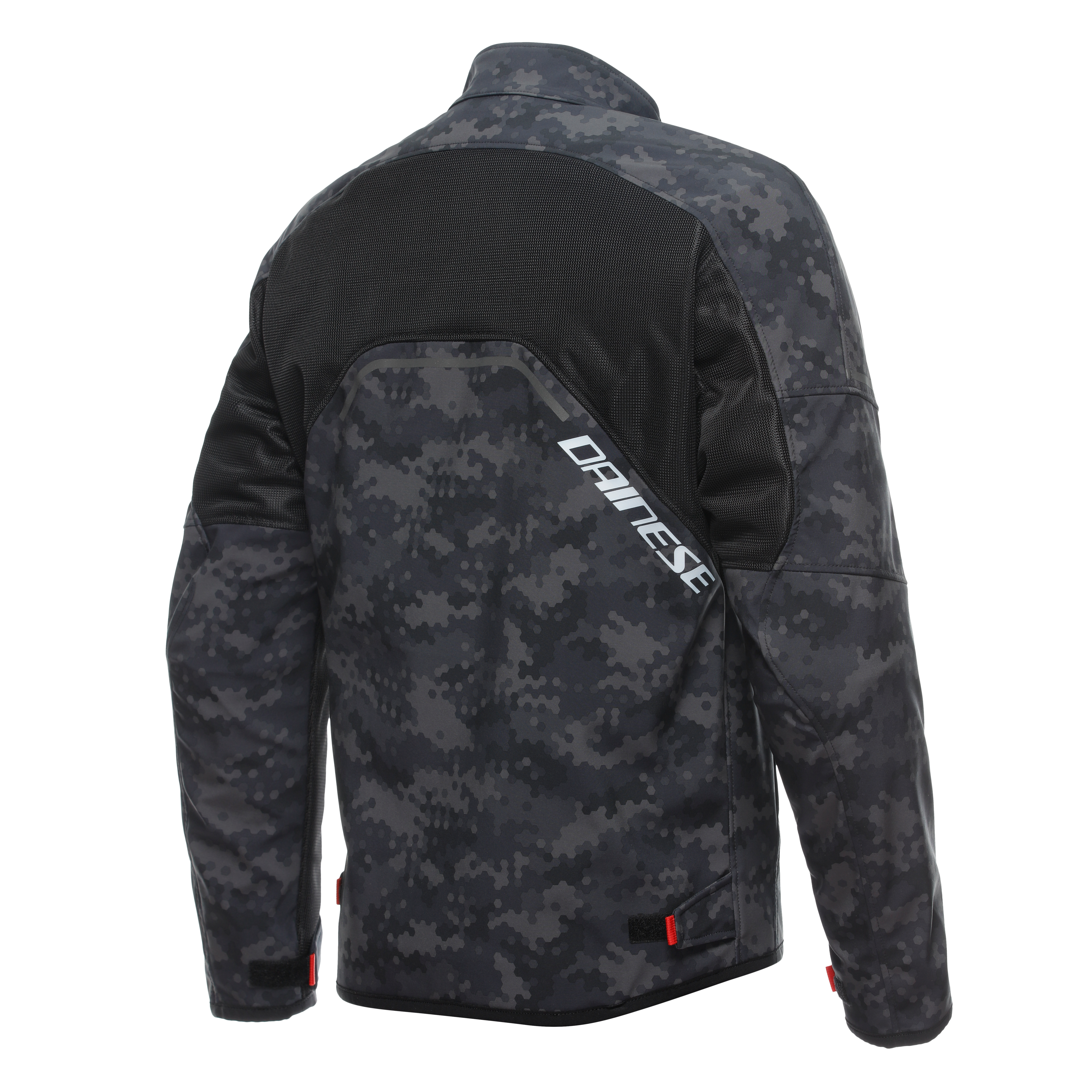 IGNITE AIR TEX - MEN'S SUMMER MOTORCYCLE JACKET IN FABRIC - CAMO-GRAY/BLACK/FLUO-RED - 2