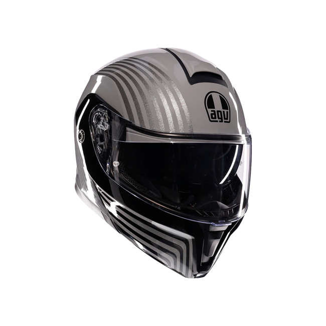 AGV StreetModular Iseo Grey Black Flip Up Motorcycle Helmet ECE 22.06 L - Image 2