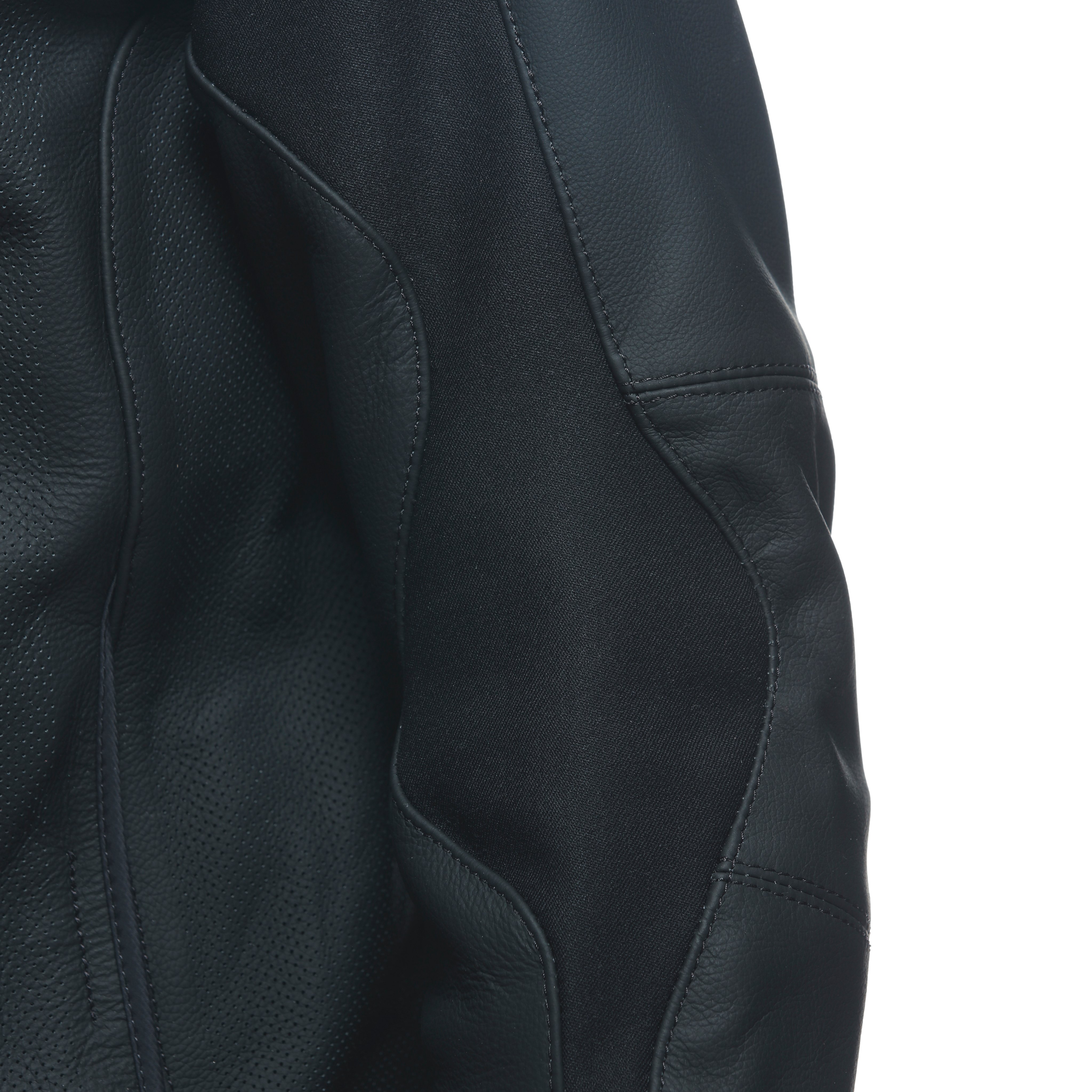 RAZON 2 - MEN'S MOTORCYCLE PERFORATED LEATHER JACKET - BLACK - 10