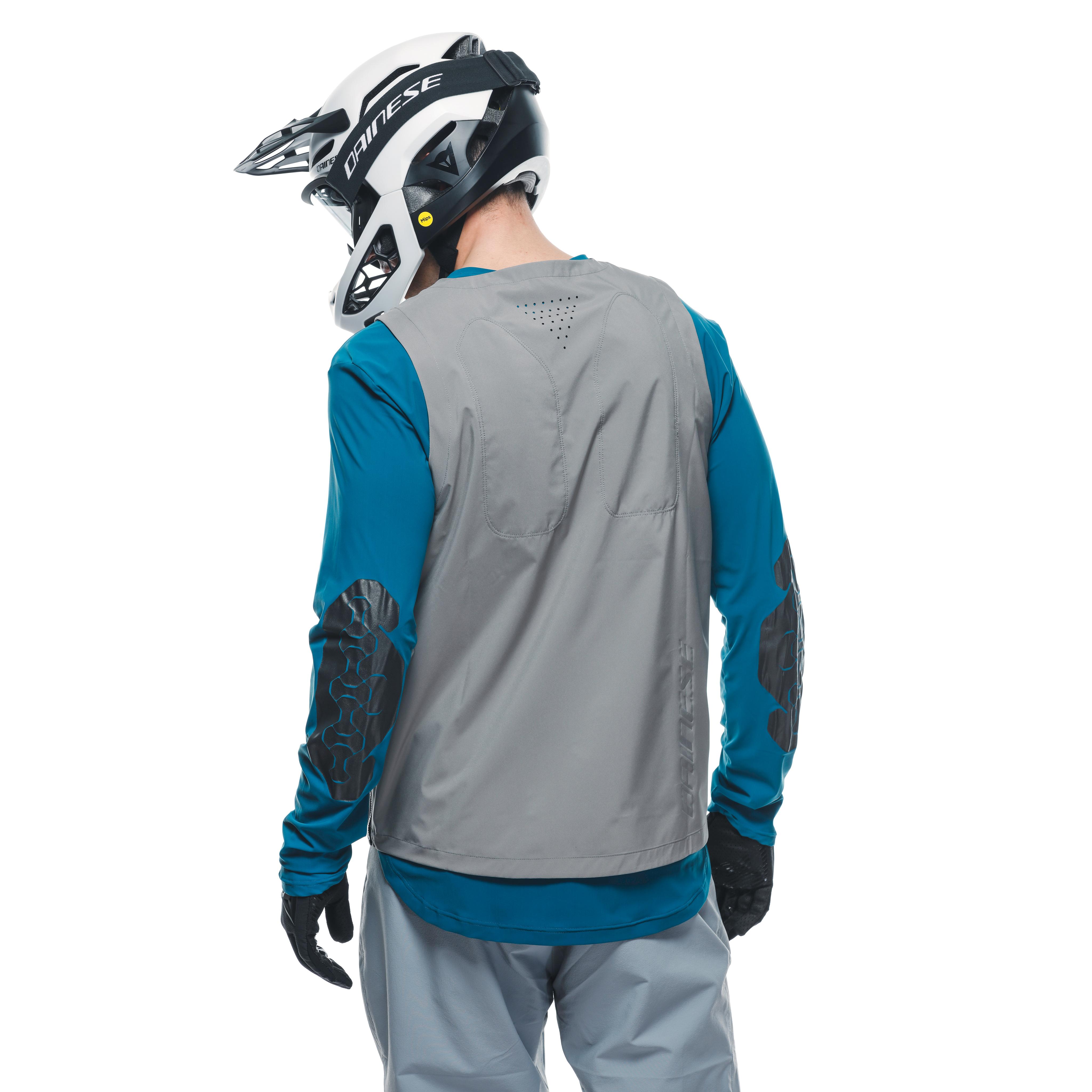 HGC HYBRID - MEN'S WINDPROOF BIKE VEST - GRAY - 7