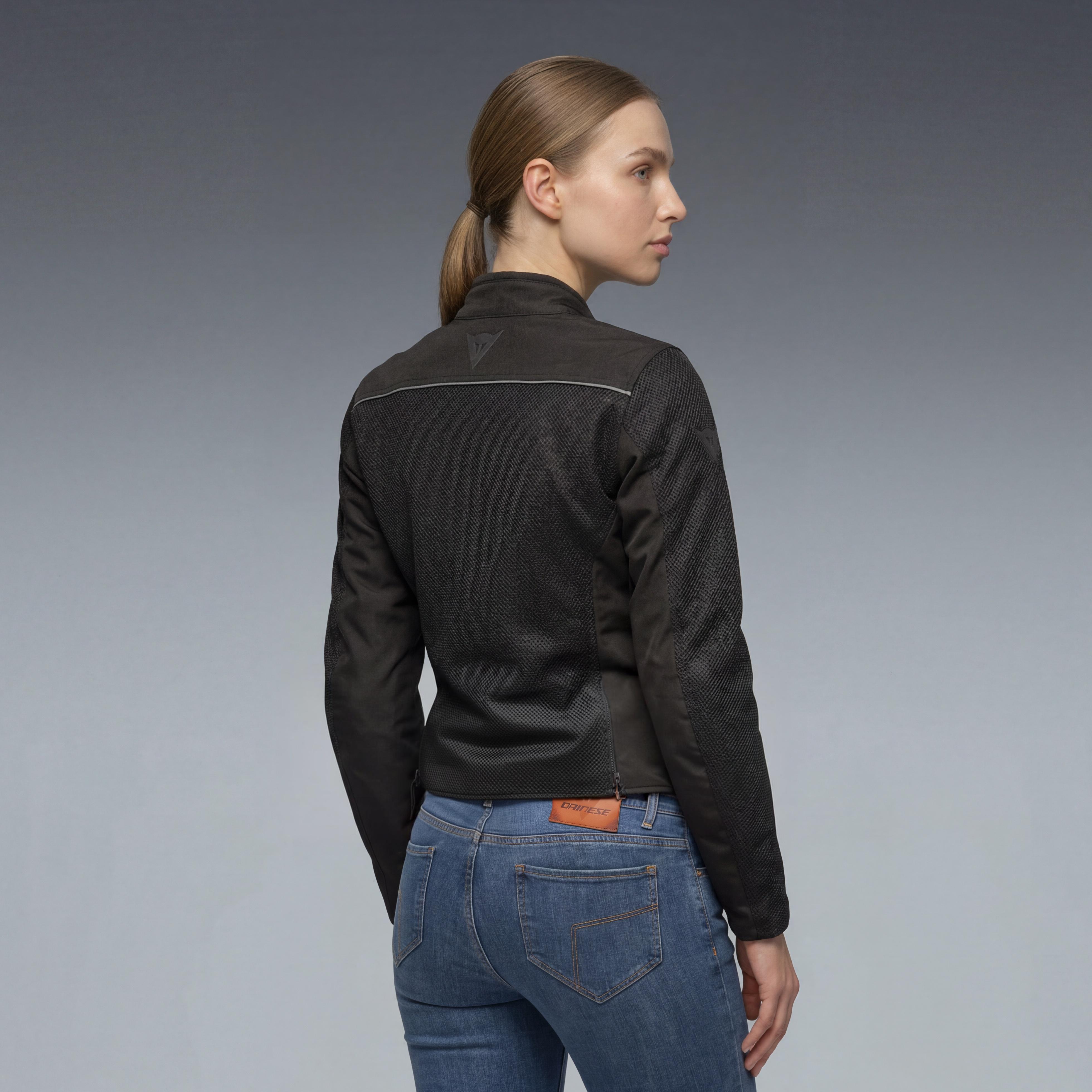 LISBONA AIR TEX - WOMEN'S SUMMER TEXTILE MOTORCYCLE JACKET - BLACK - 4
