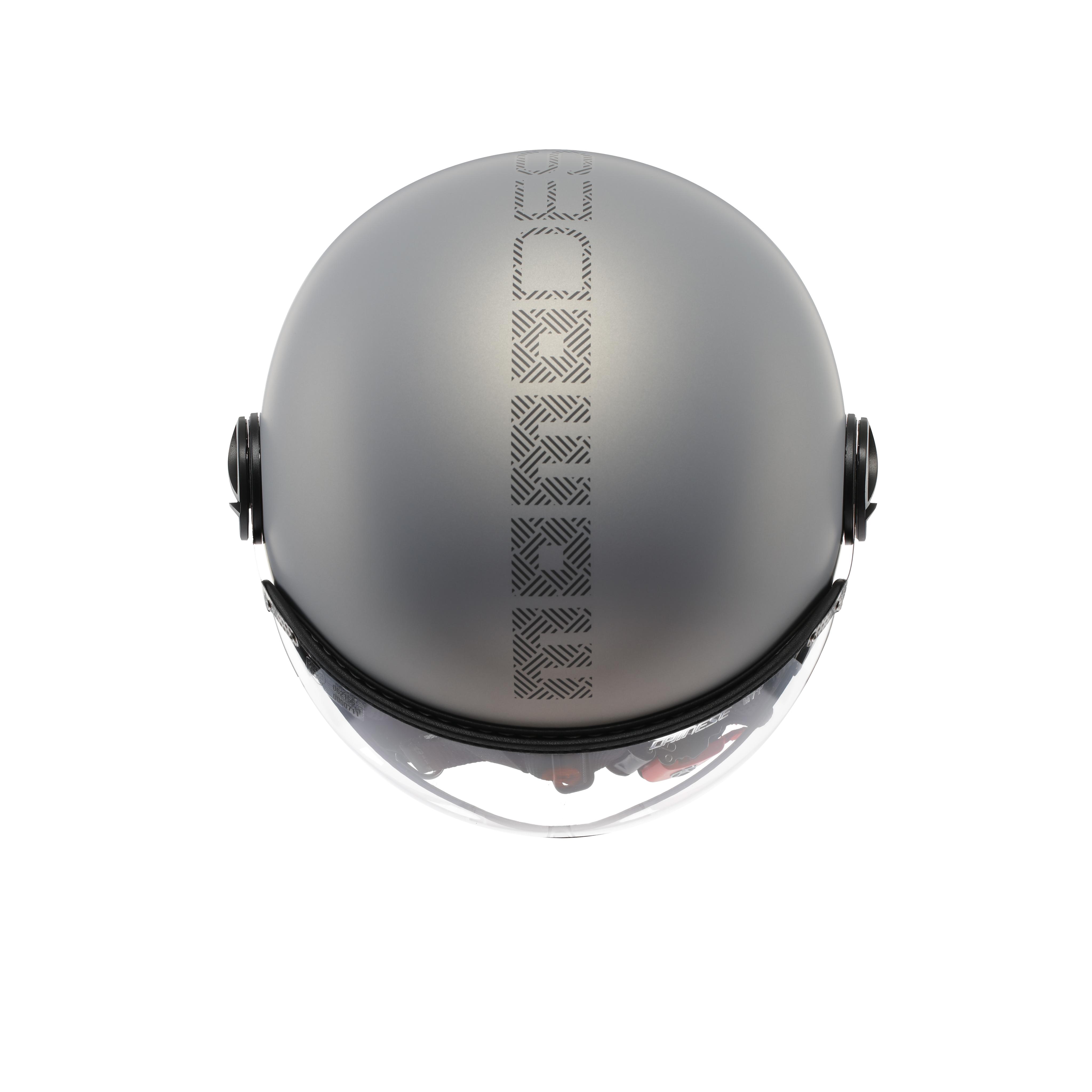MOMODESIGN FGTR EVO MATT GREY / CERULEAN GREY - JET HELMET WITH DUAL VISOR E2206 -  - 6