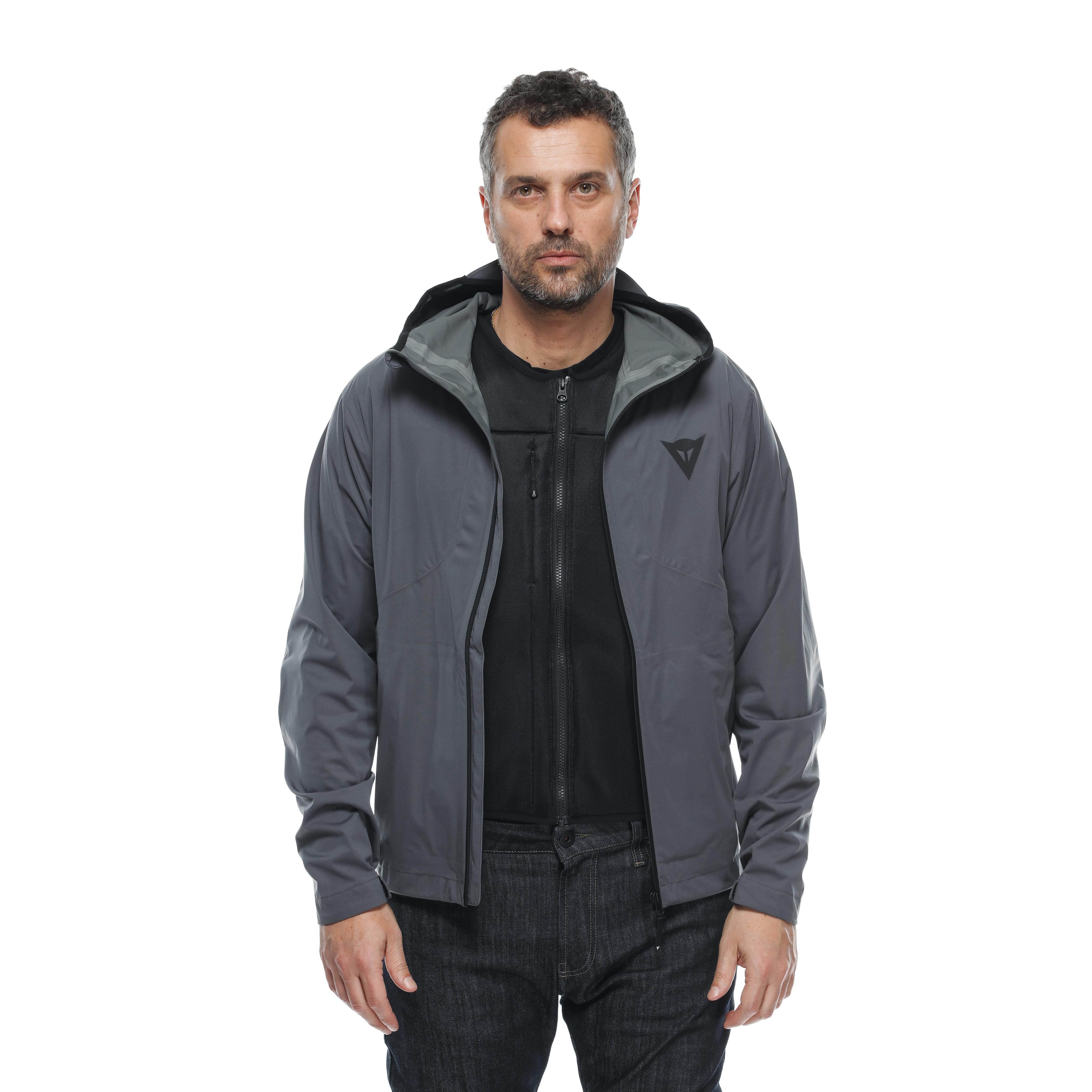 OMNIA - RAINPROOF AND WINDPROOF MOTORCYCLE SHELL - IRON-GATE - 9