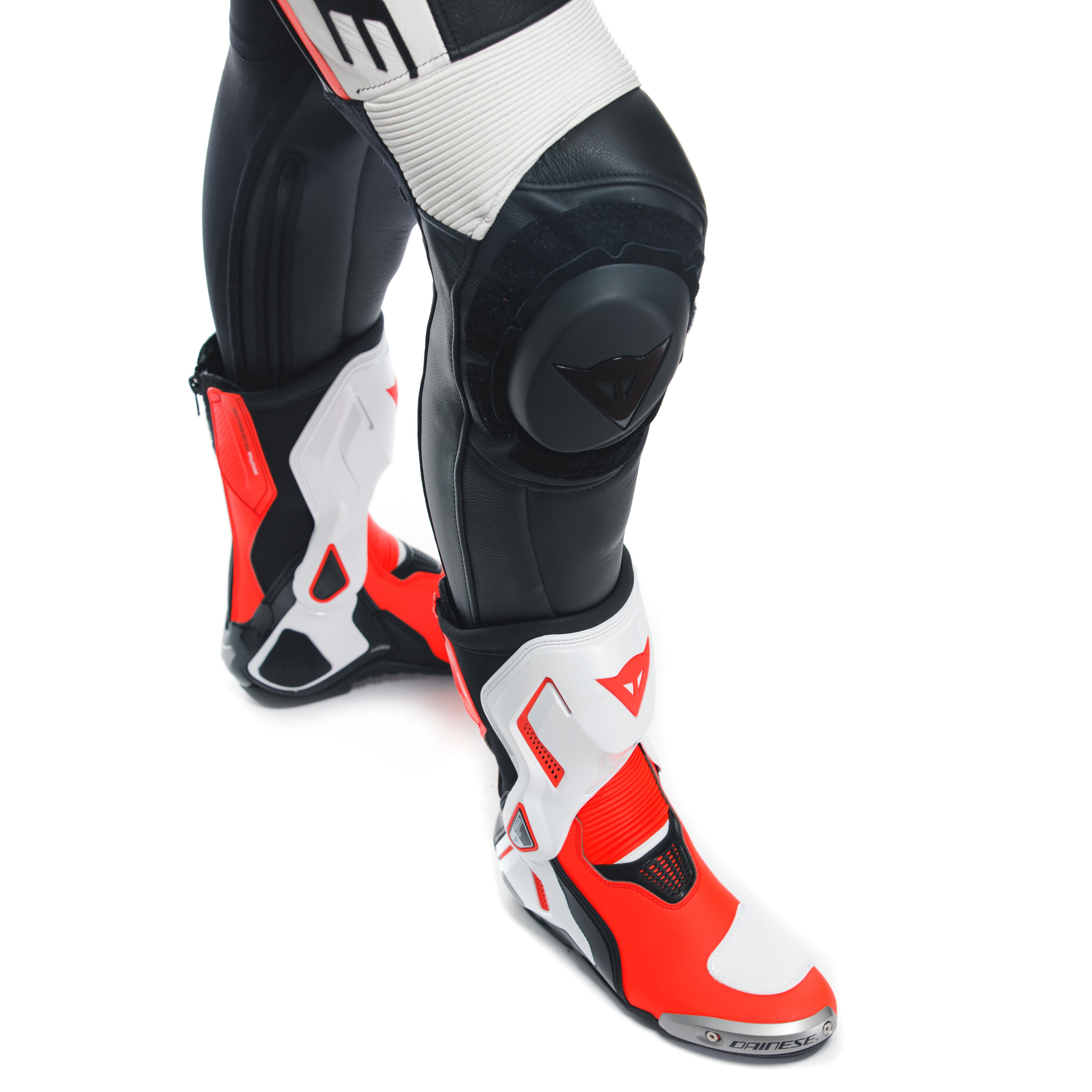 GROBNIK MONO DE CUERO PERFORADO 1PZ MUJER - BLACK/WHITE/RED-FLUO - 15