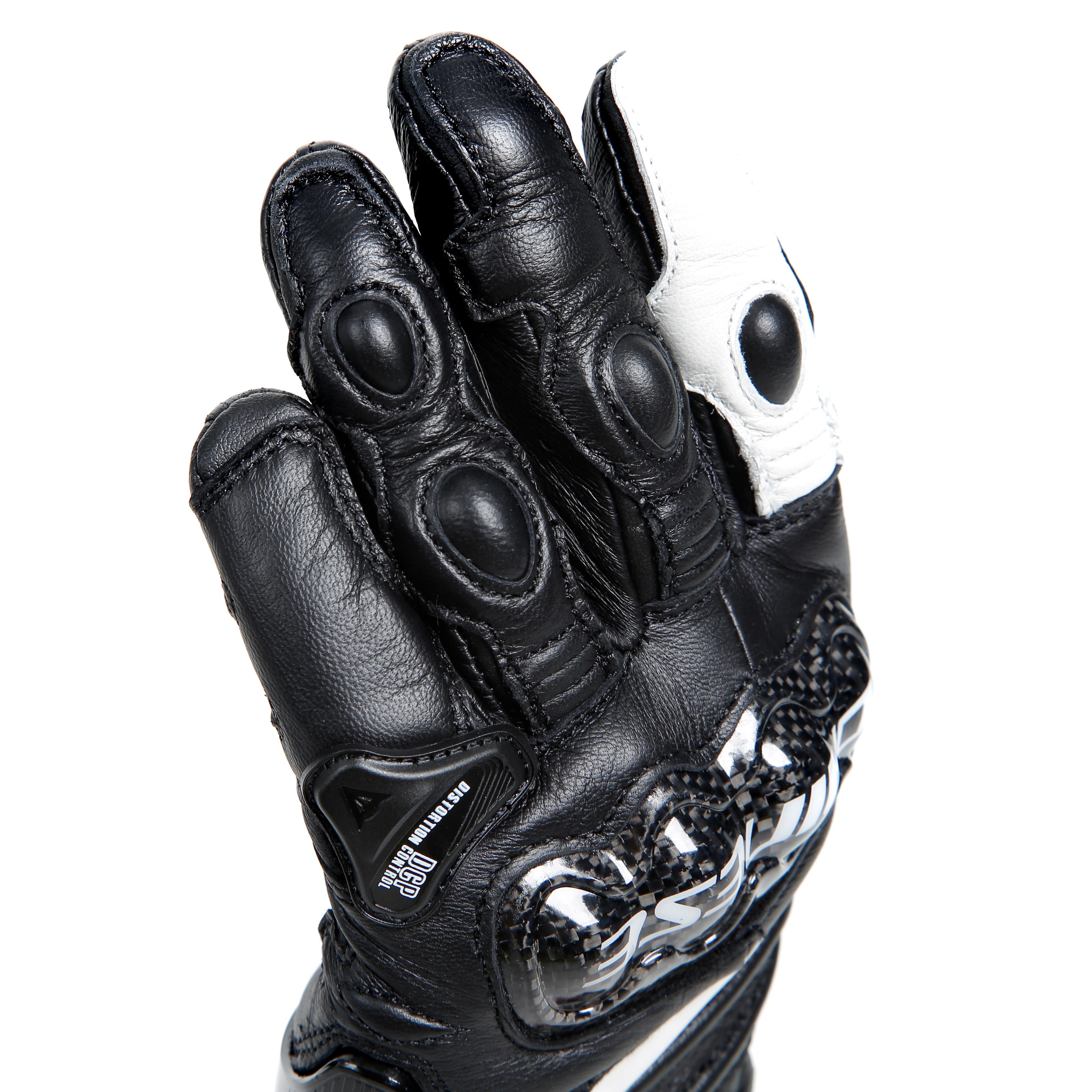 CARBON 4 - WOMEN'S MOTORCYCLE LONG LEATHER GLOVES | BLACK/BLACK