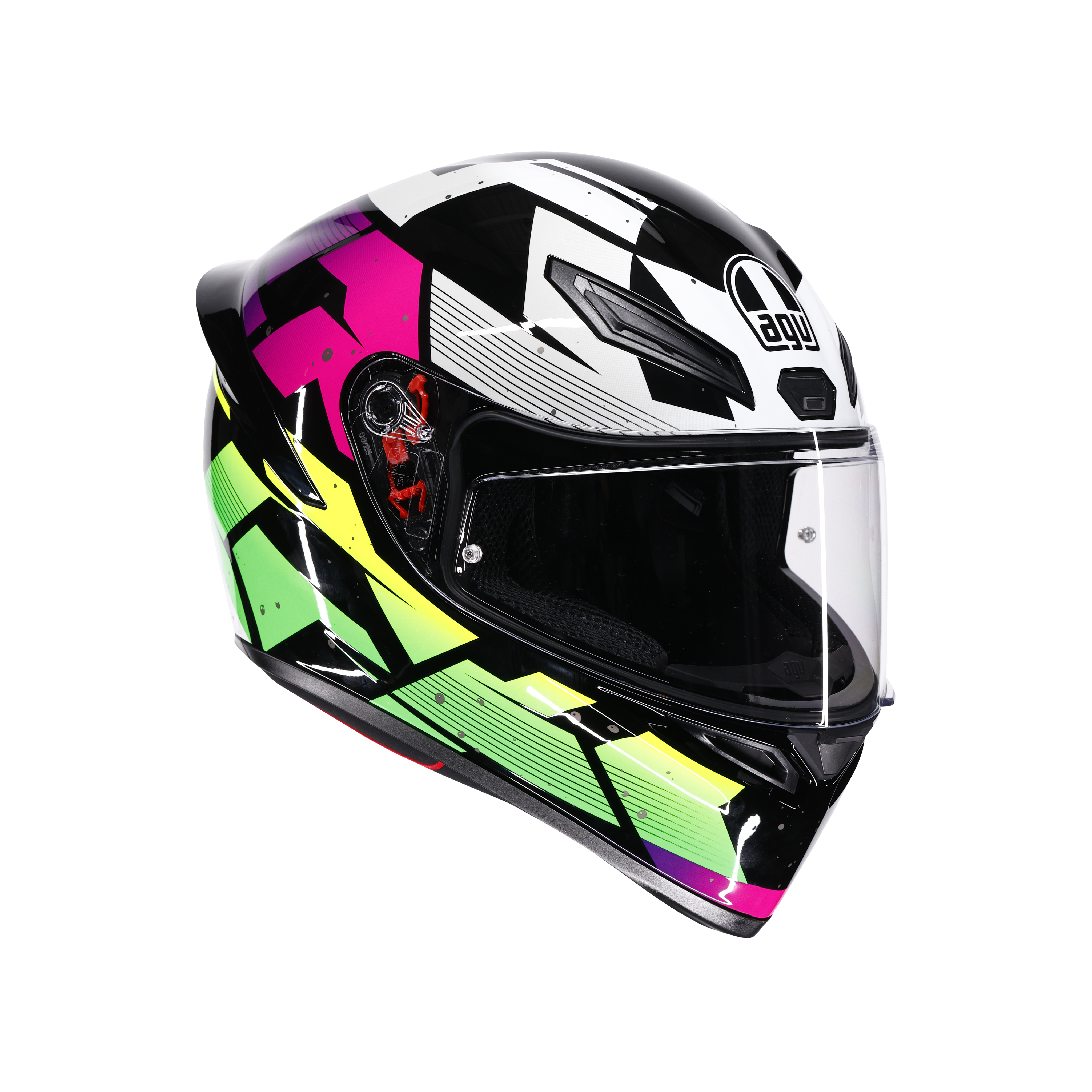K1 S PUNKPULSE BLACK/PURPLE/LIME - CASQUE MOTO INT&Eacute;GRAL E2206 -  - 1