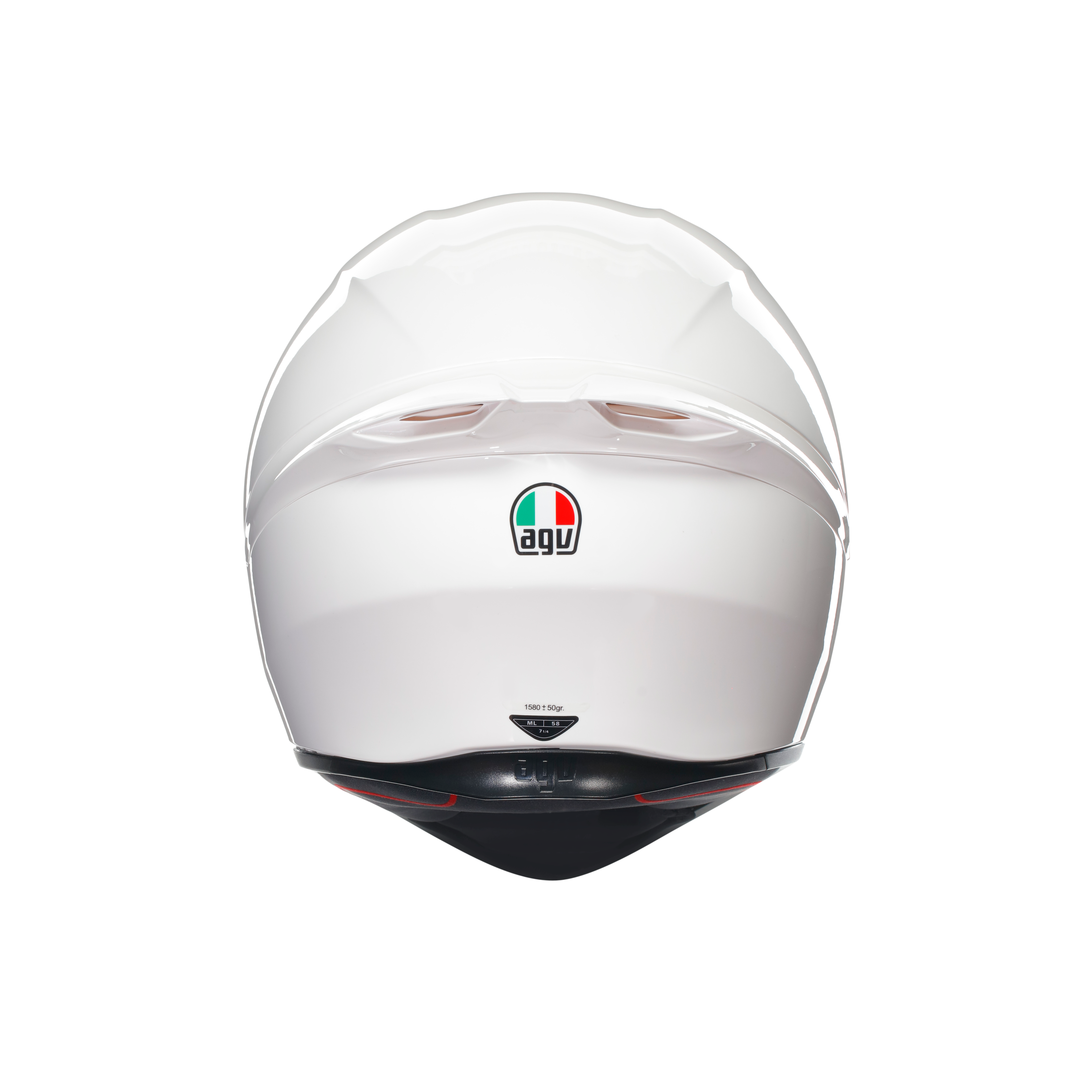 K1 S WHITE - MOTORBIKE FULL FACE HELMET DOT (E2206) -  - 3