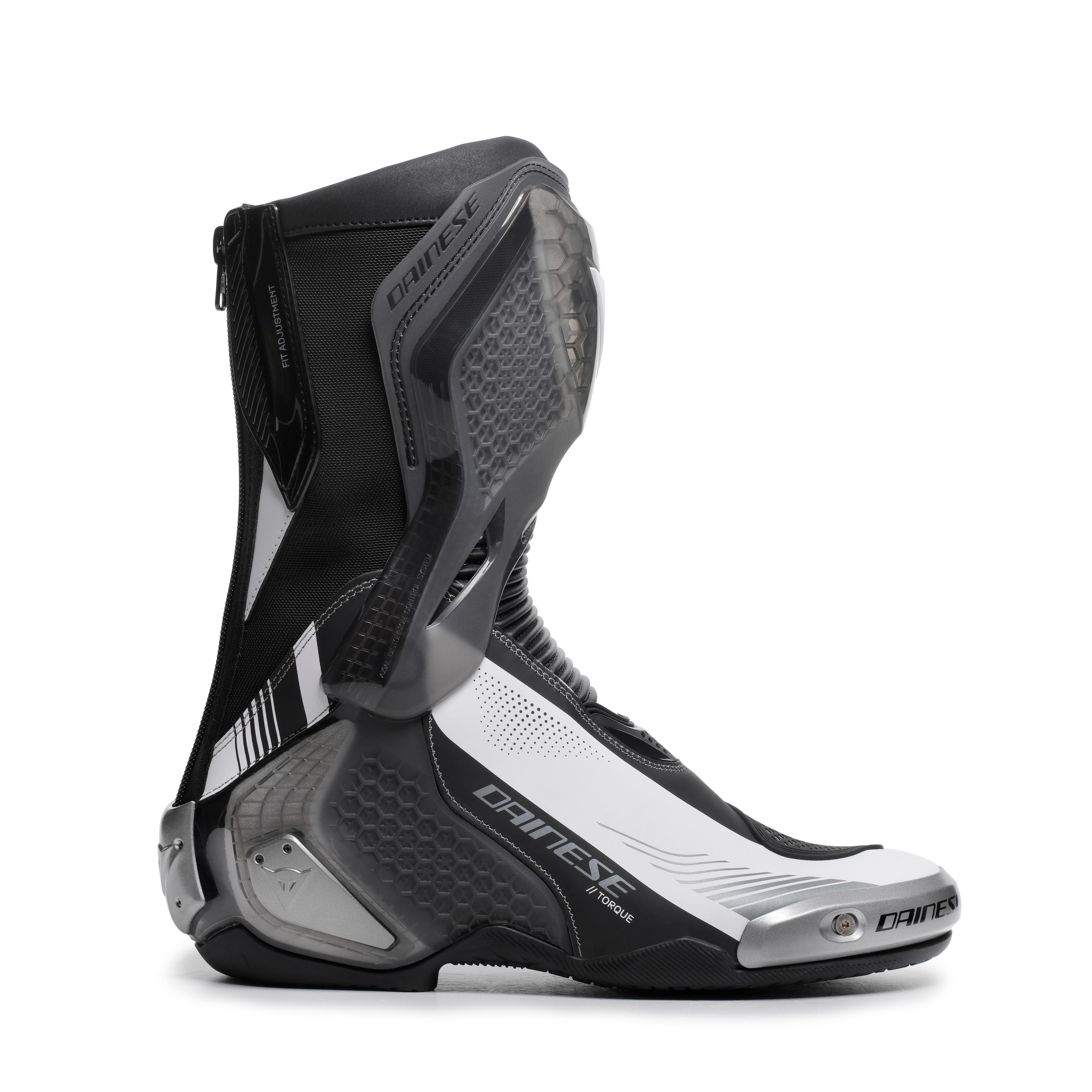 TORQUE 4 S - MEN RACING AND ROAD BOOTS - BLACK/WHITE - 2