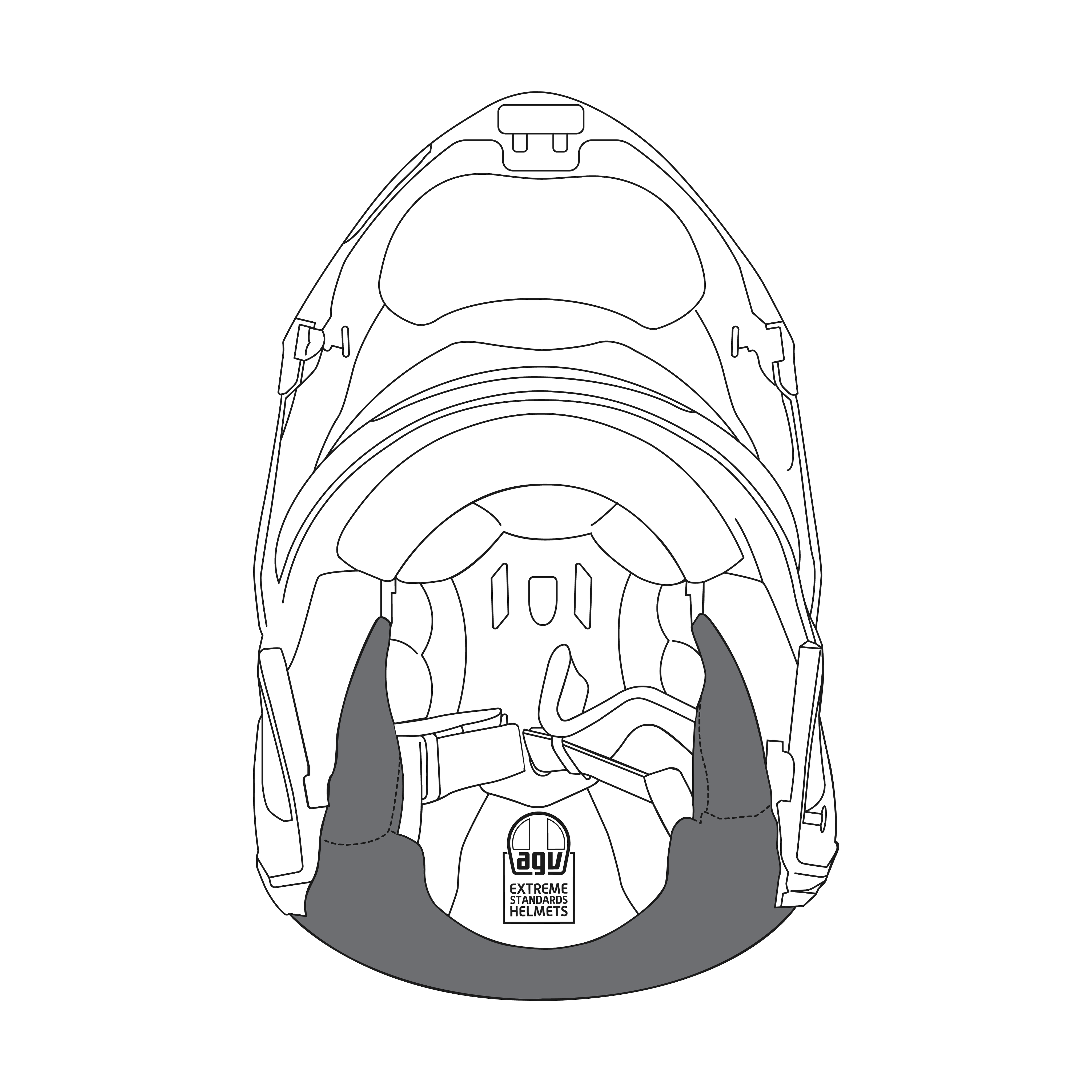 CHEEK PADS SPORTMODULAR (M) -  - 1