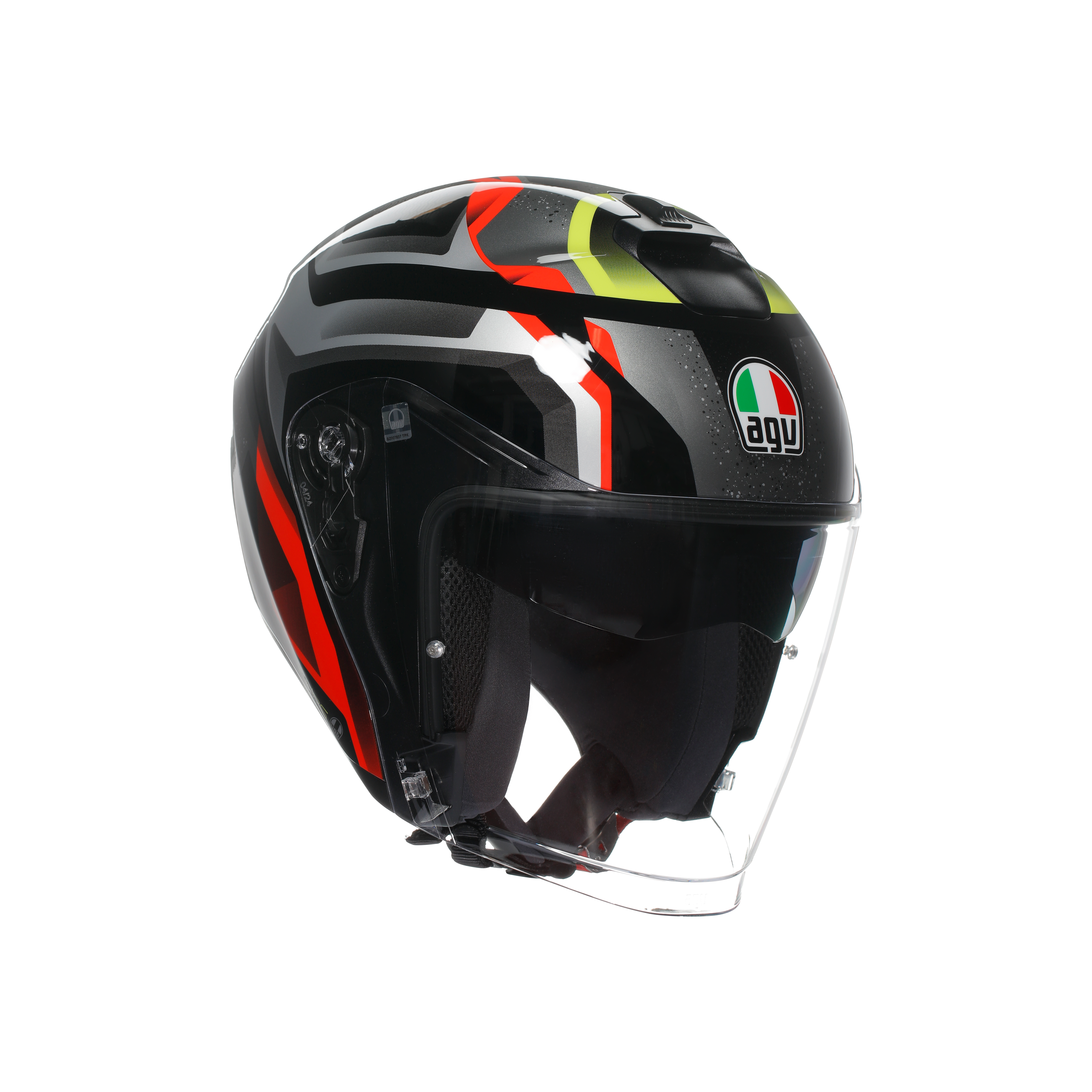 IRIDES AGV E2206 - ZURIGO BLACK/RED/YELLOW FLUO -  - 1
