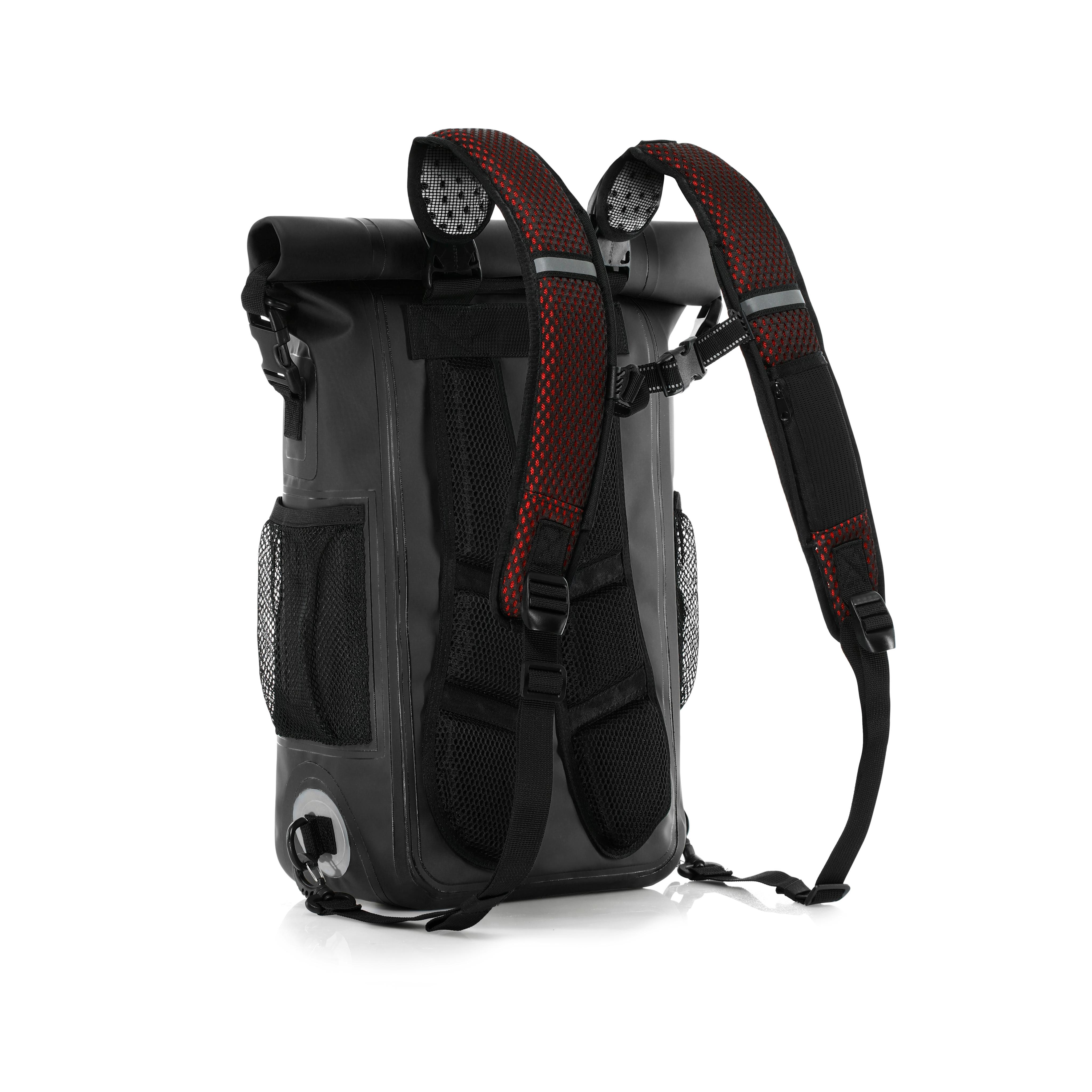EXPLORER - MOTORCYCLE WATERPROOF BACKPACK (15 LT) - BLACK - 2