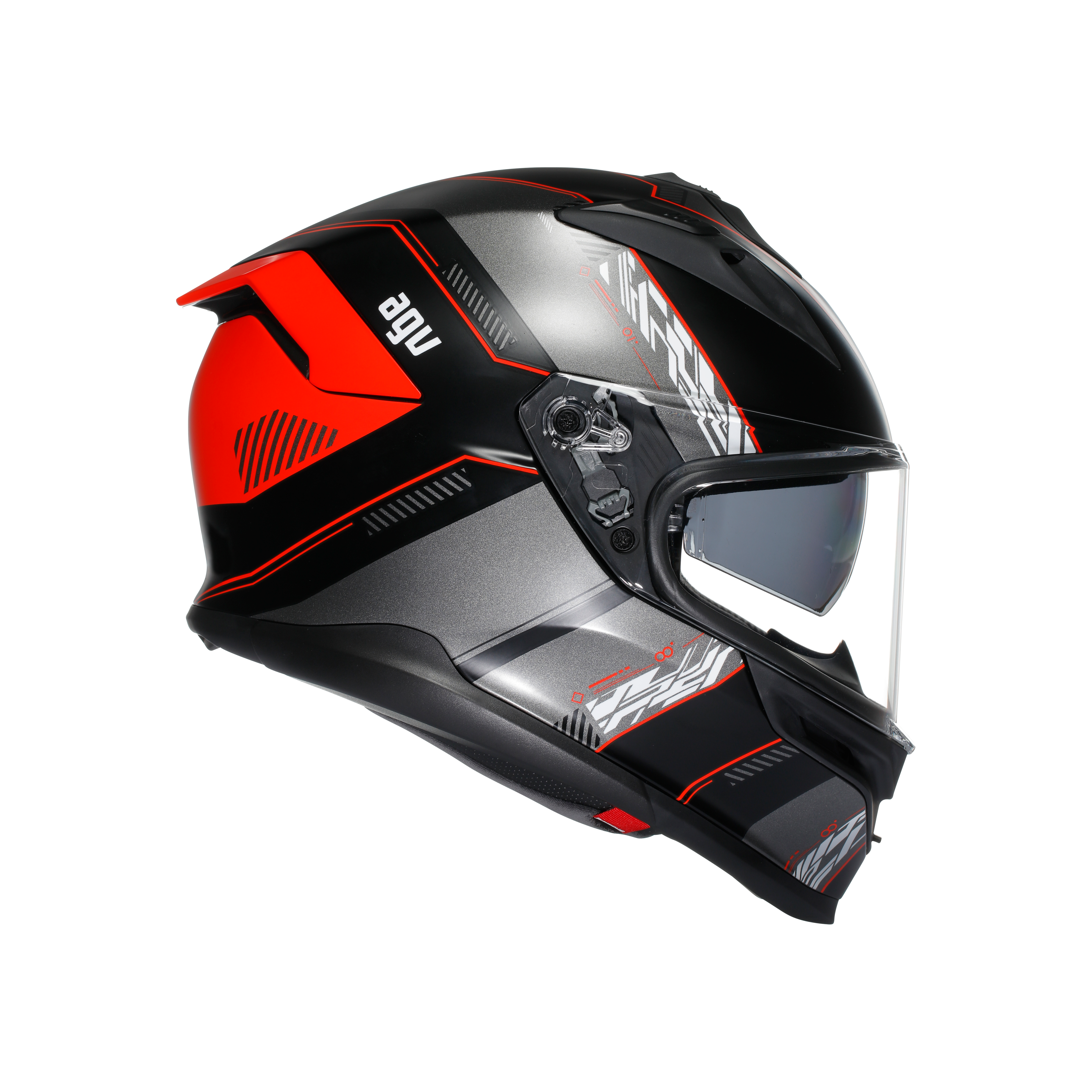 K7 MPLK KYBER MATT BLACK/RED - CASQUE MOTO INT&Eacute;GRAL E2206 -  - 3