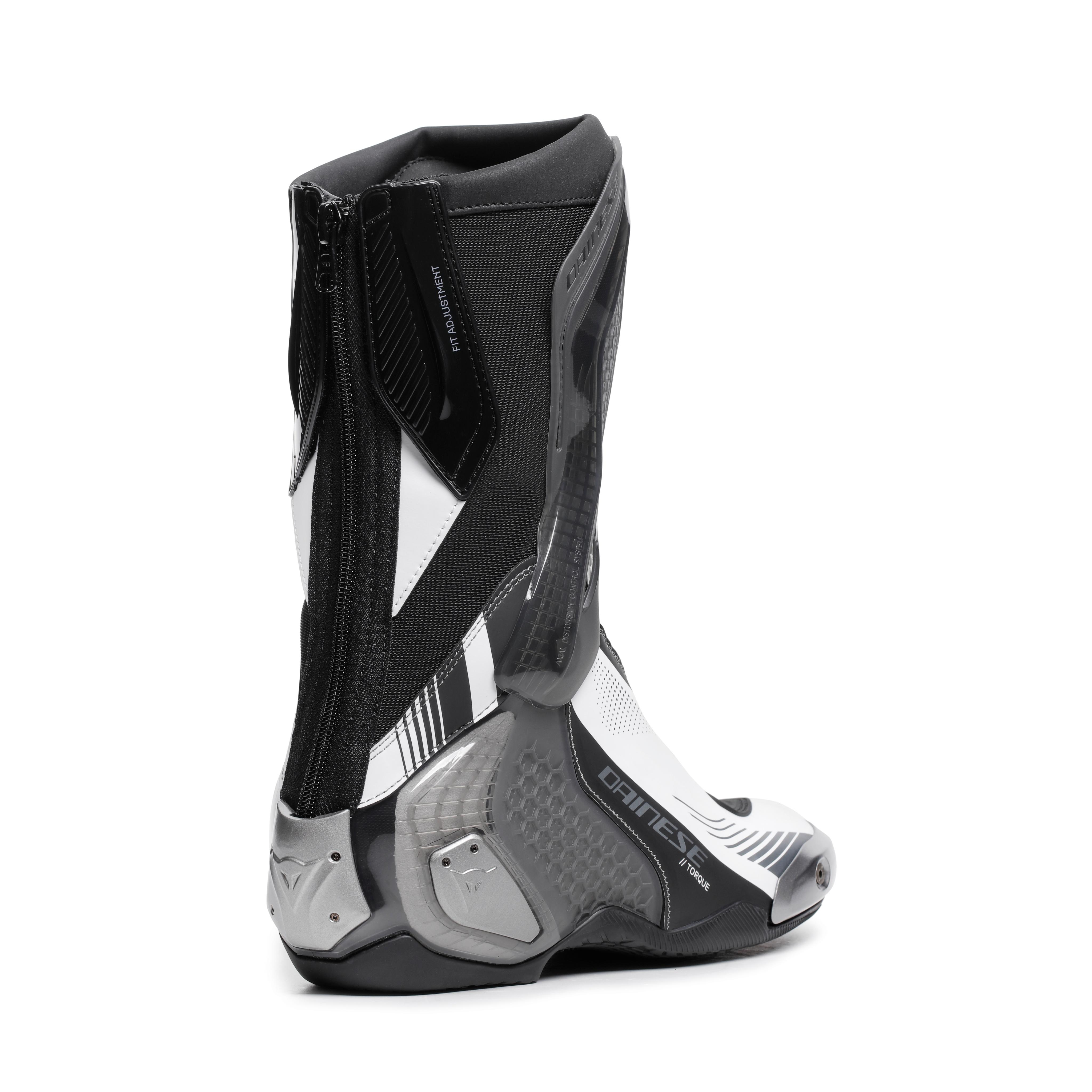 TORQUE 4 S - MEN RACING AND ROAD BOOTS - BLACK/WHITE - 3