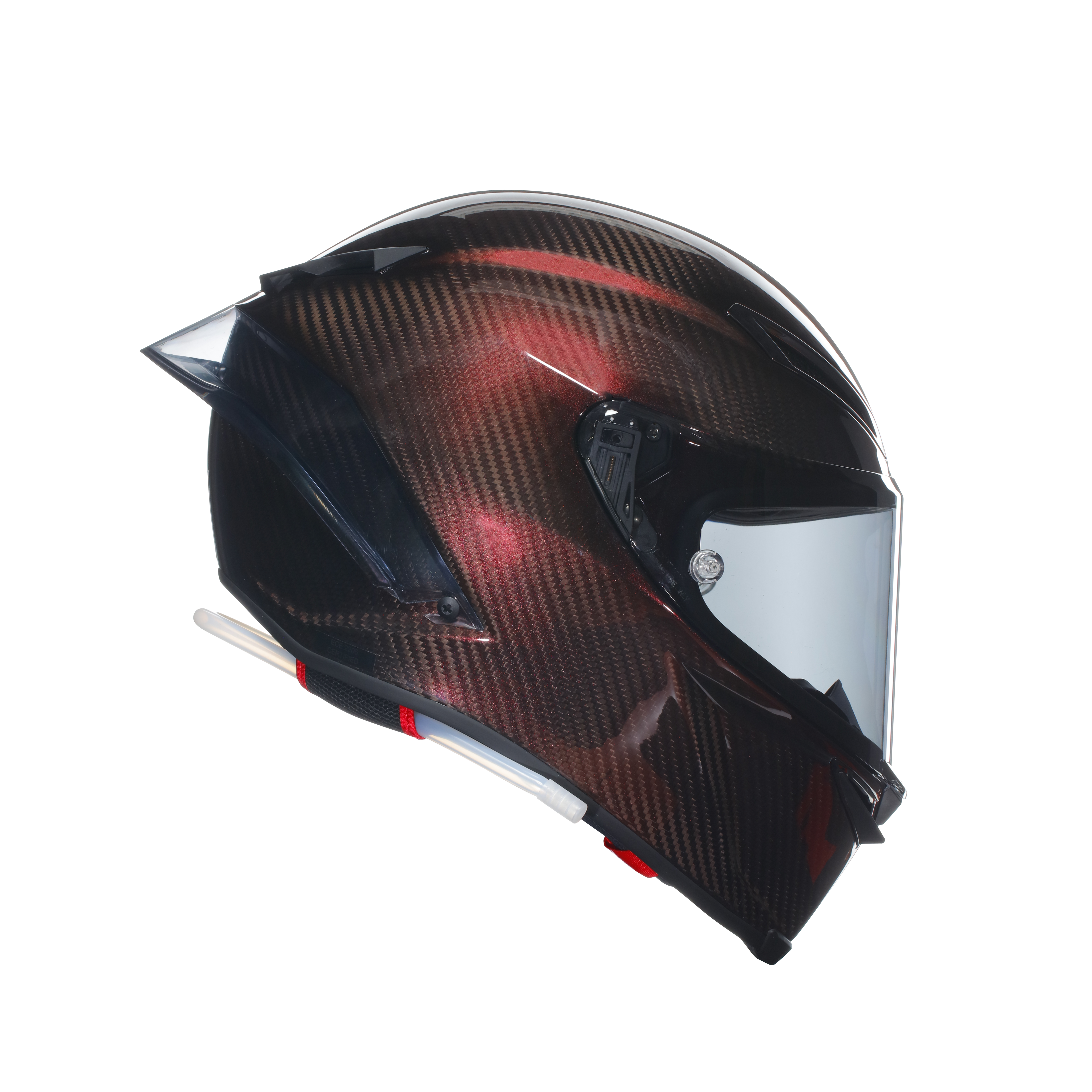 PISTA GP RR MONO RED CARBON - MOTORBIKE FULL FACE HELMET E2206 DOT -  - 3