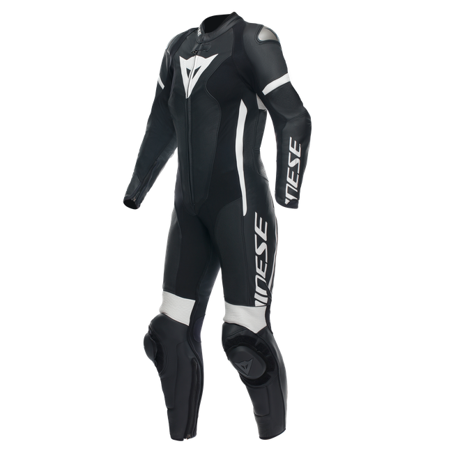 Dainese - Grobnik Lady Leather 1pc Suit Perf - Professionnelles - Women - Black/black/white - 46