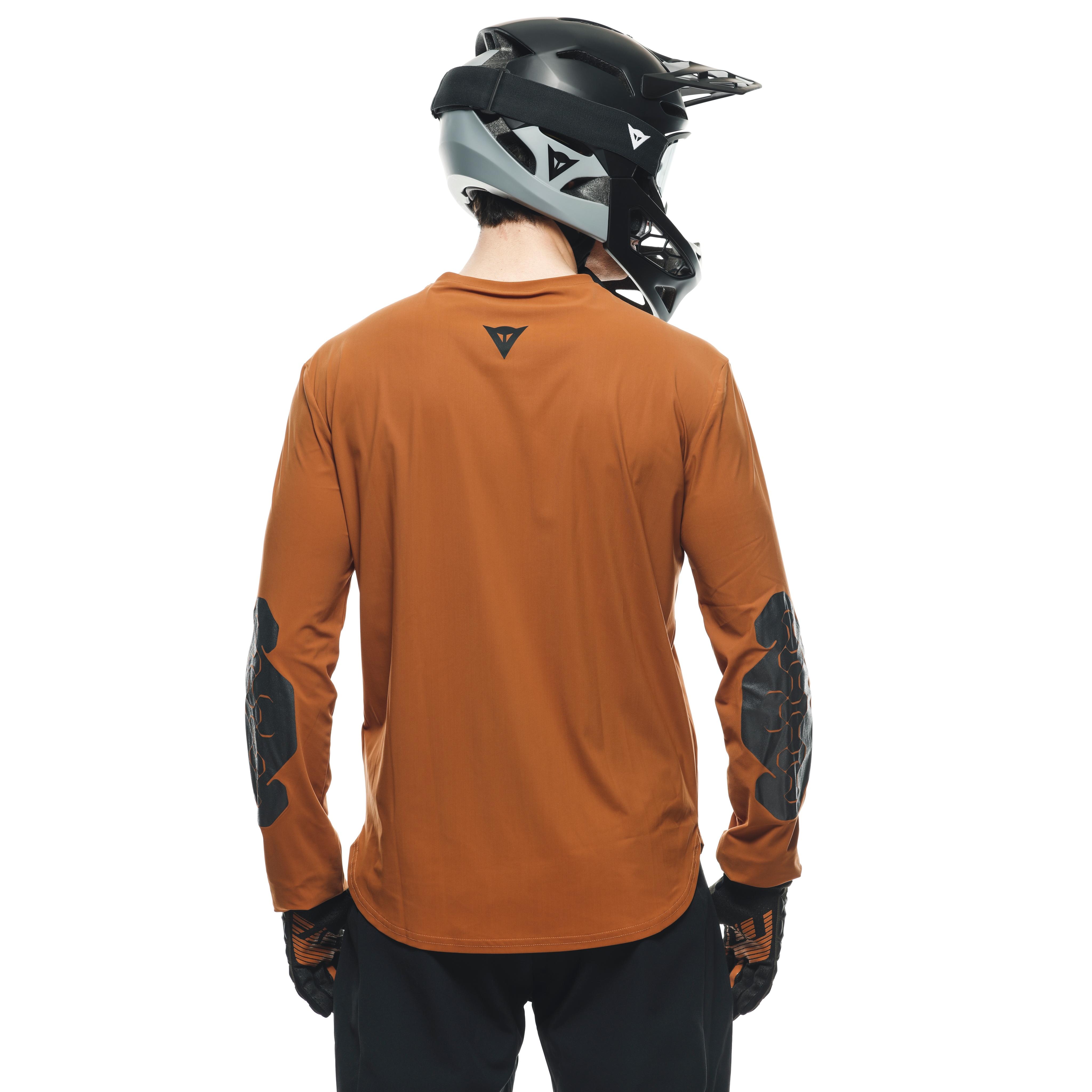 HGR JERSEY LS - MEN'S LONG SLEEVE BIKE T-SHIRT - TRAIL-BROWN - 7
