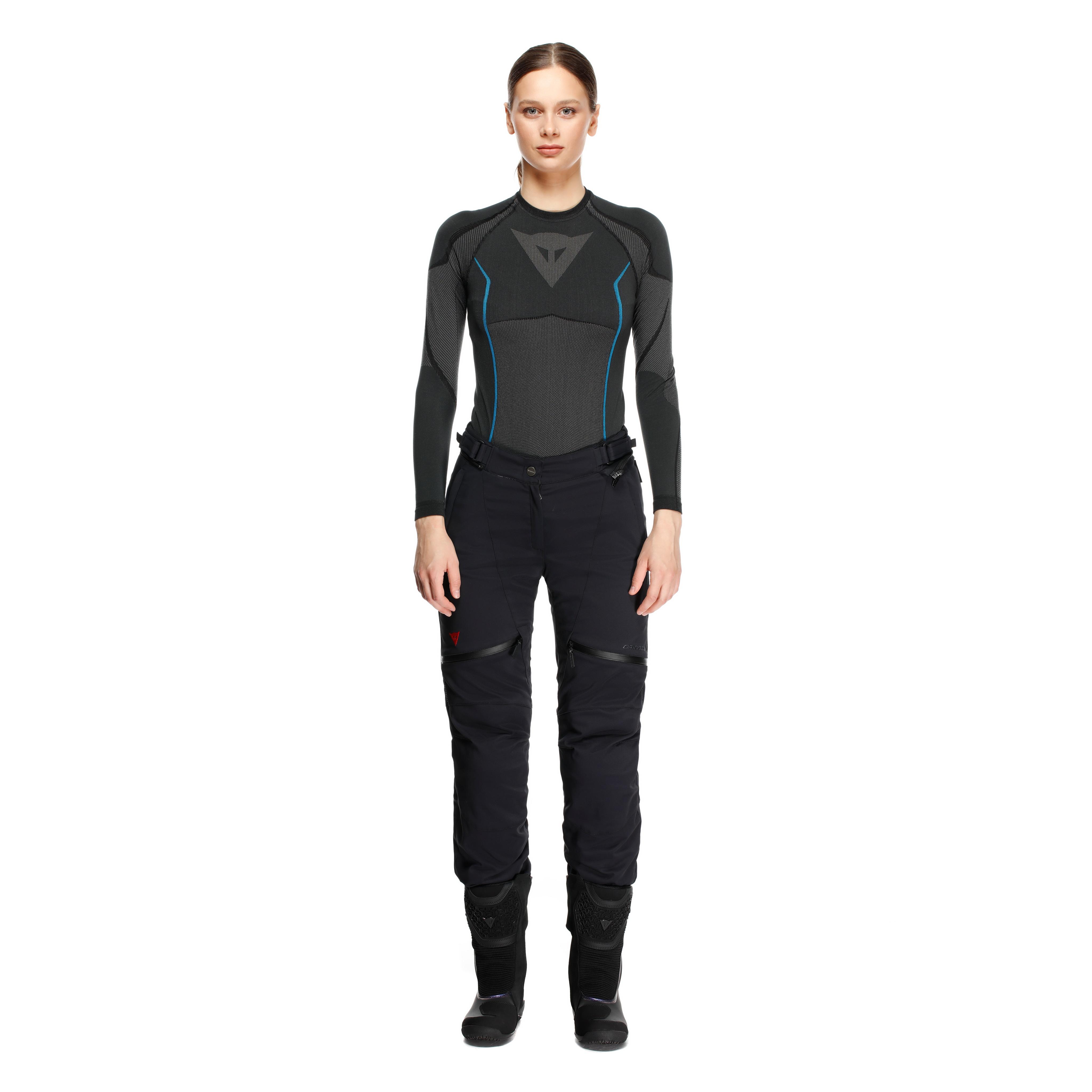 SHERMAN 3 ABS&Oslash;LUTESHELL&trade; - WOMEN'S TOURING WATERPROOF MOTORCYCLE PANTS - BLACK - 13