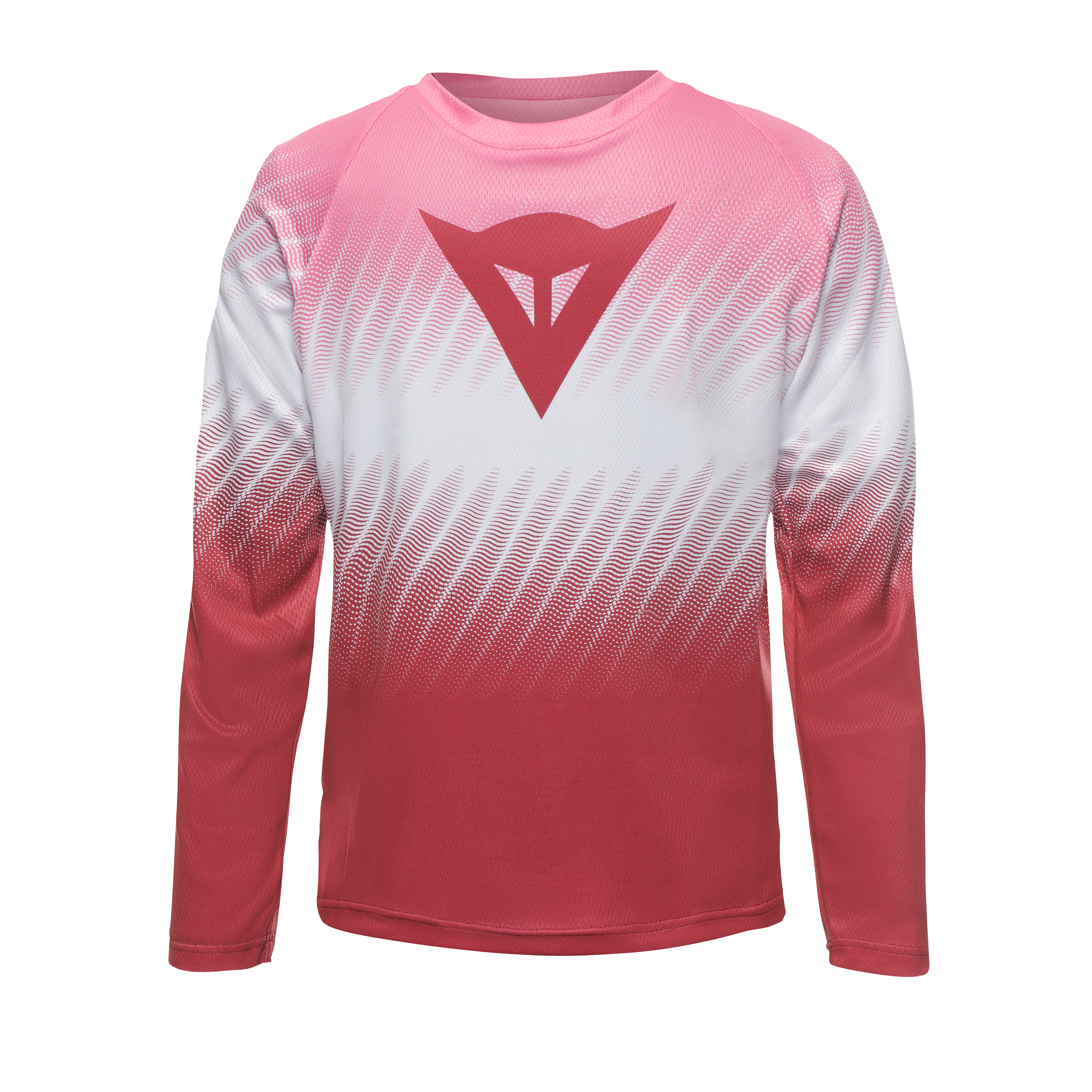 SCARABEO JERSEY LS - LONG SLEEVE BIKE SHIRT FOR KIDS - PINK/WHITE - 1