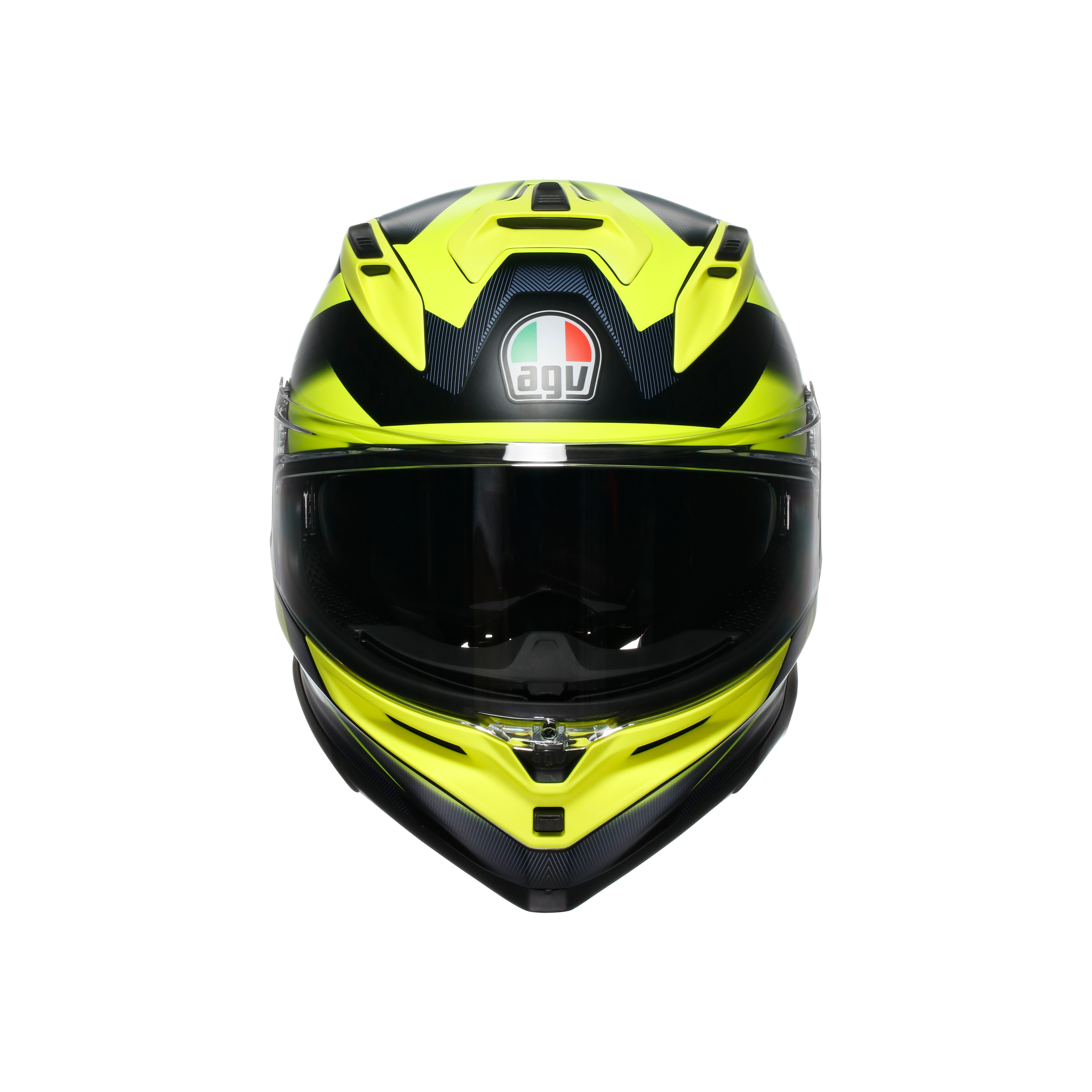 K7 MPLK GLIMPSE MATT BLACK/YELLOW FLUO - MOTORBIKE FULL FACE HELMET DOT (E2206) -  - 2