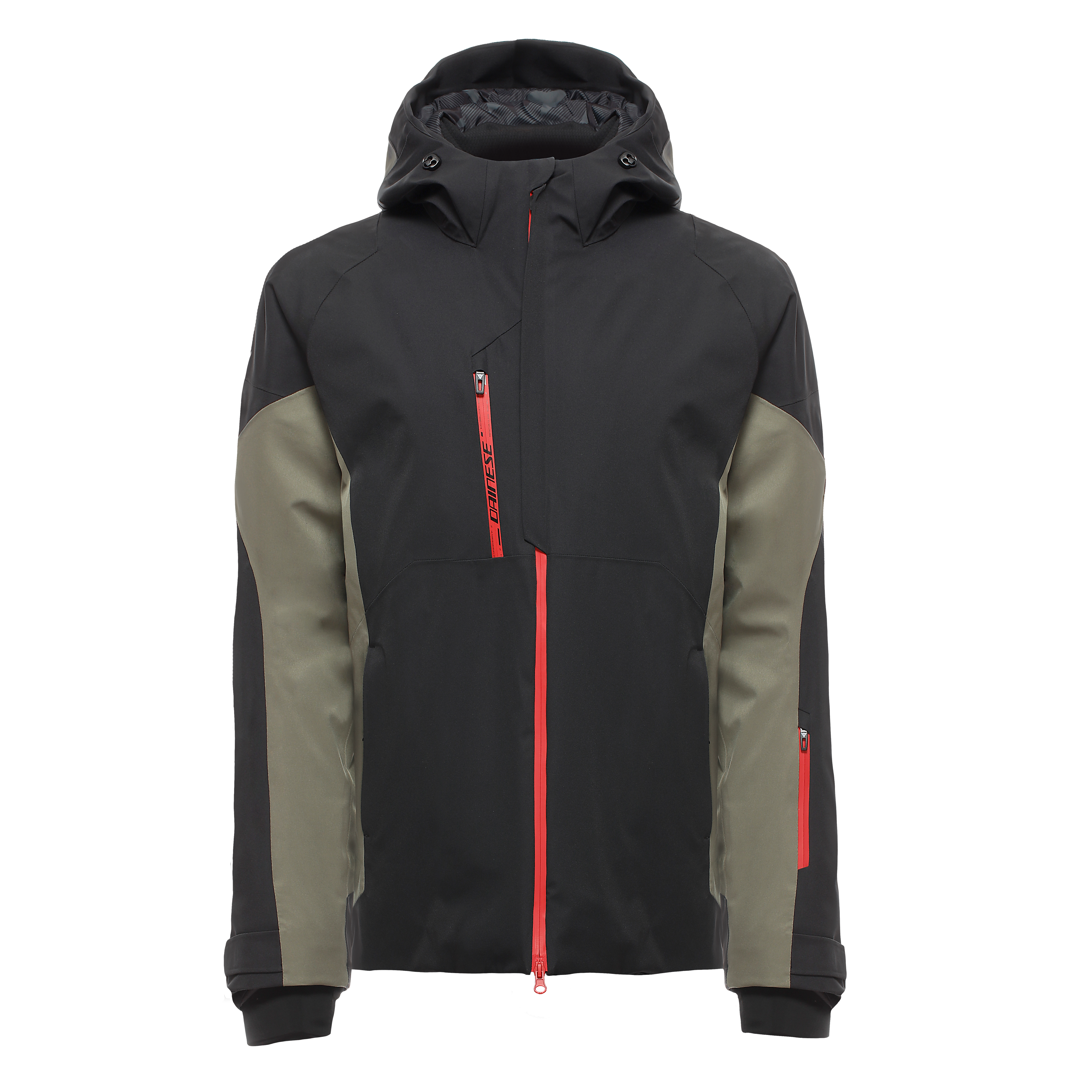 ETRA AEROSENSE-DRY - MEN'S SKI JACKET - STRETCH LIMO/GREEN FOUR - 1