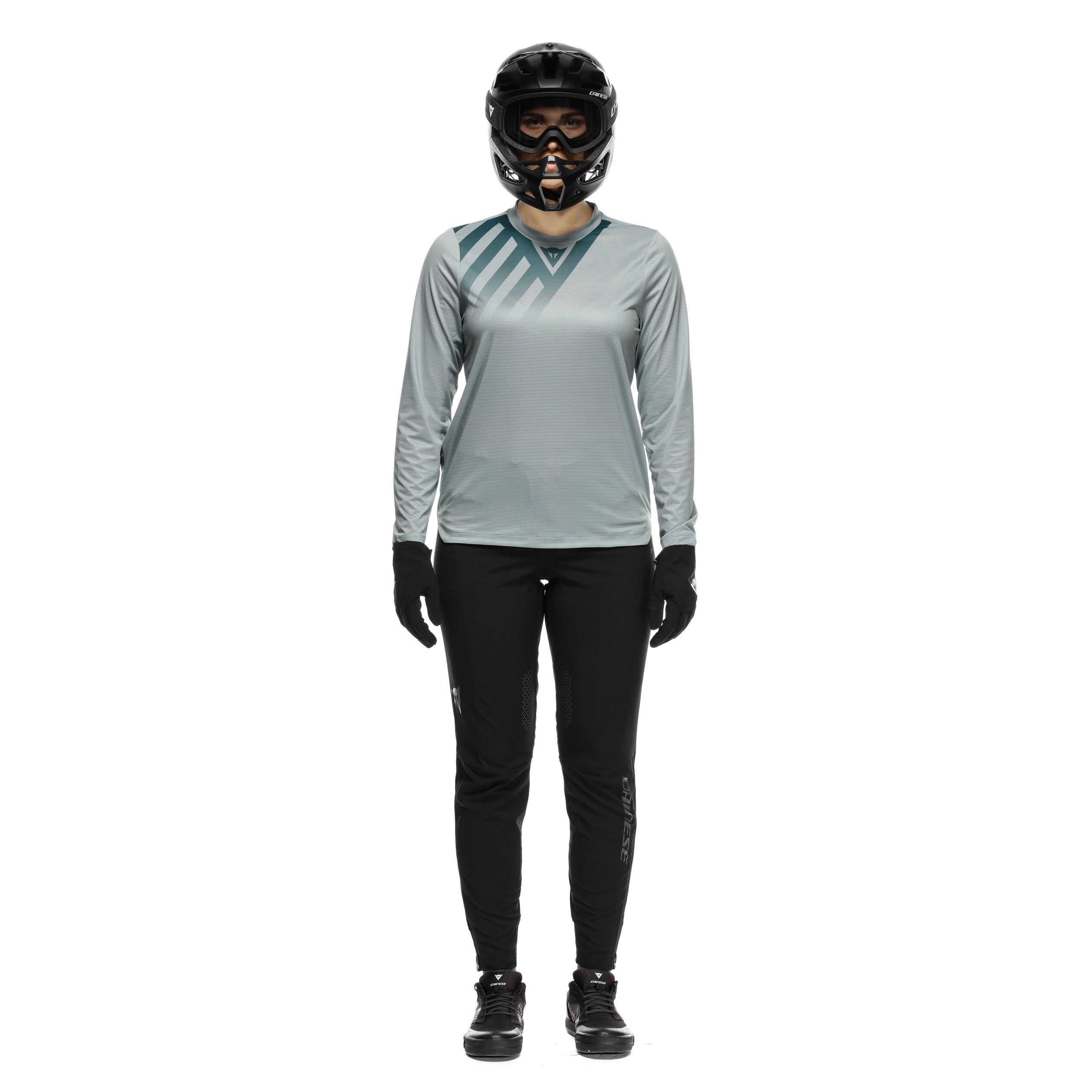 HG AER JERSEY LS - WOMEN'S LONG SLEEVE BIKE T-SHIRT - GREEN-WATER - 2