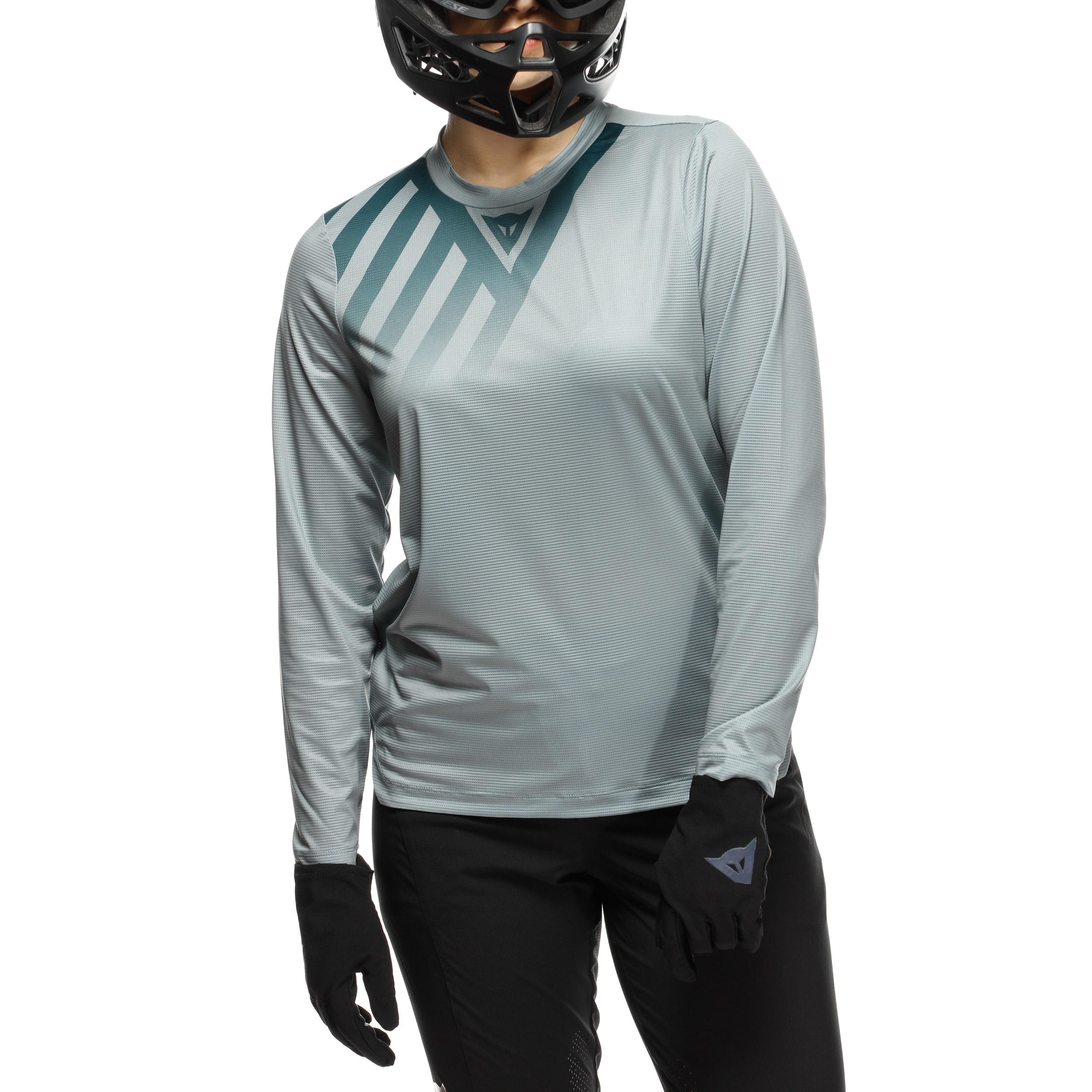 HG AER JERSEY LS - WOMEN'S LONG SLEEVE BIKE T-SHIRT - GREEN-WATER - 4