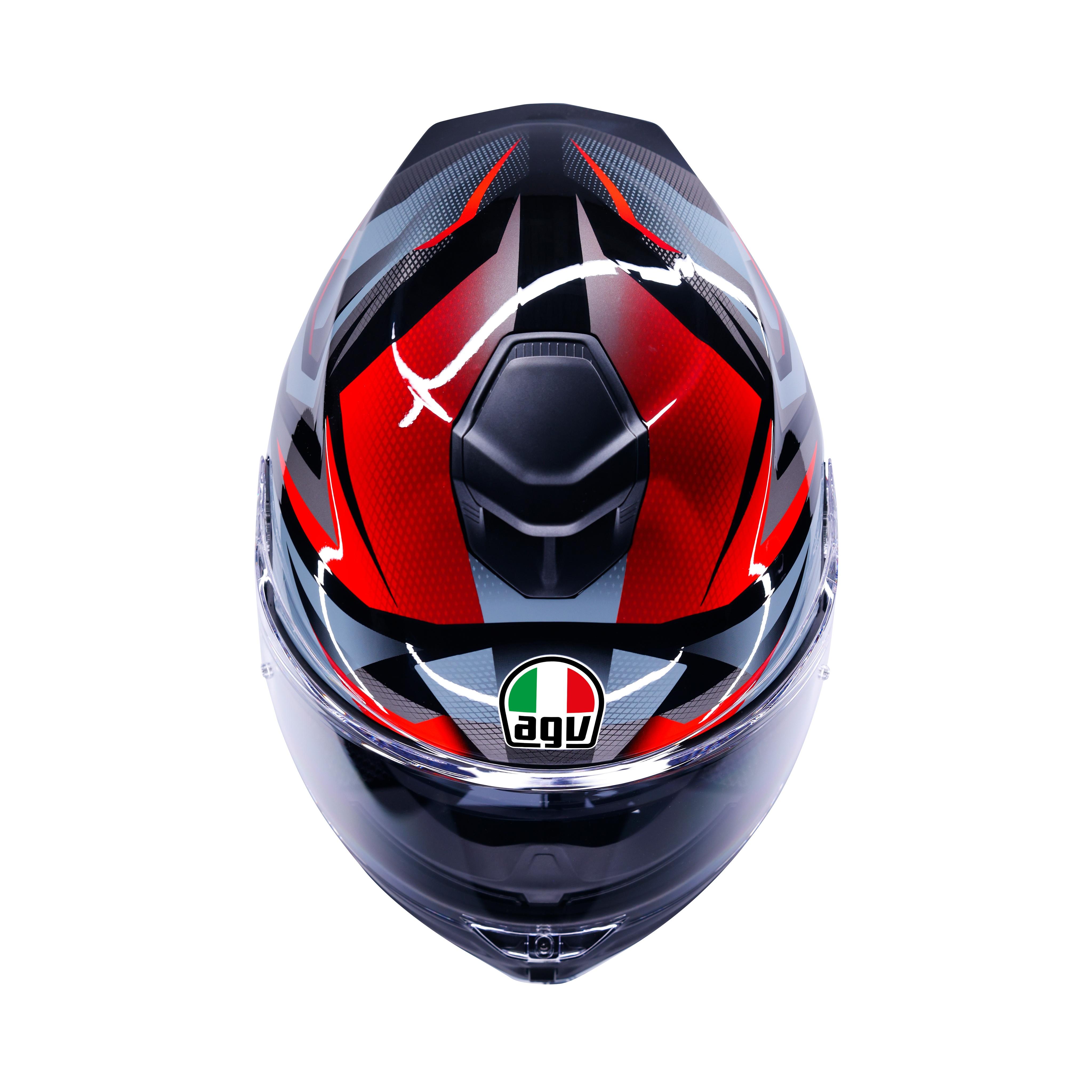 K5 MUNOR BLACK/RED - FULL-FACE MOTORCYCLE HELMET E2206 -  - 5