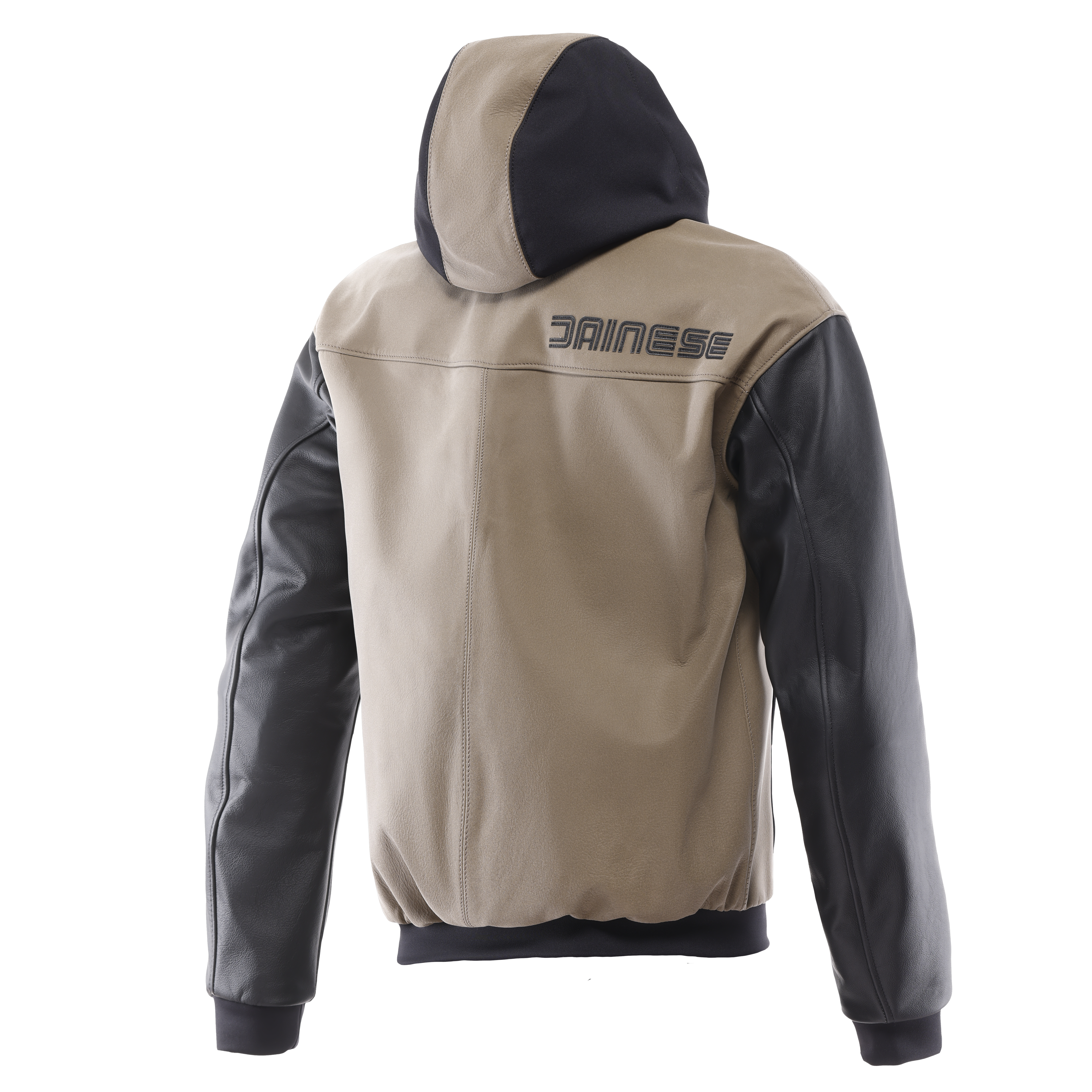 VINTEDGE - BLOUSON MOTO EN CUIR HOMME - SAND/BLACK - 2